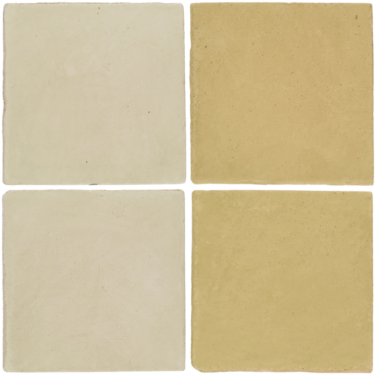 Pedralbes Antique Terracotta 2 Color Combinations OHS-PGLW Glacier White + OHS-PGGW Golden W.