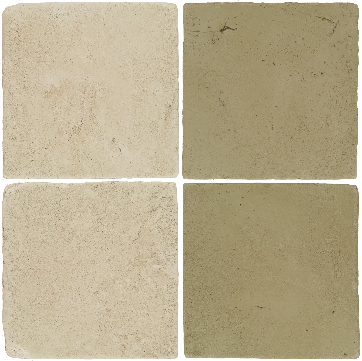 Pedralbes Antique Terracotta 2 Color Combinations VTG-PGLW Glacier White + VTG-PGDW Dirty W.