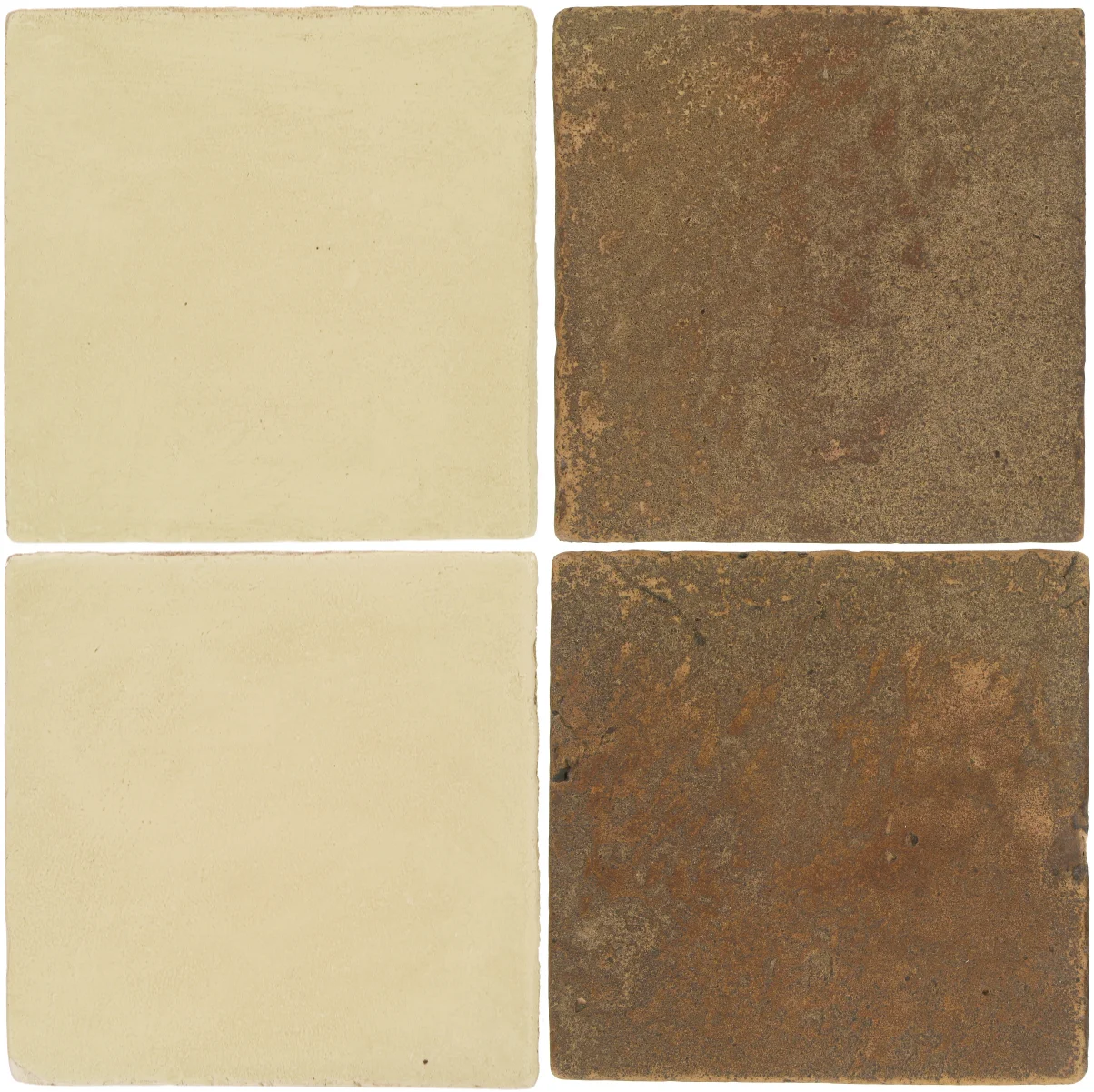 Pedralbes Antique Terracotta 2 Color Combinations OHS-PGPW Pergamino White + VTG-PSCM Camel Brown