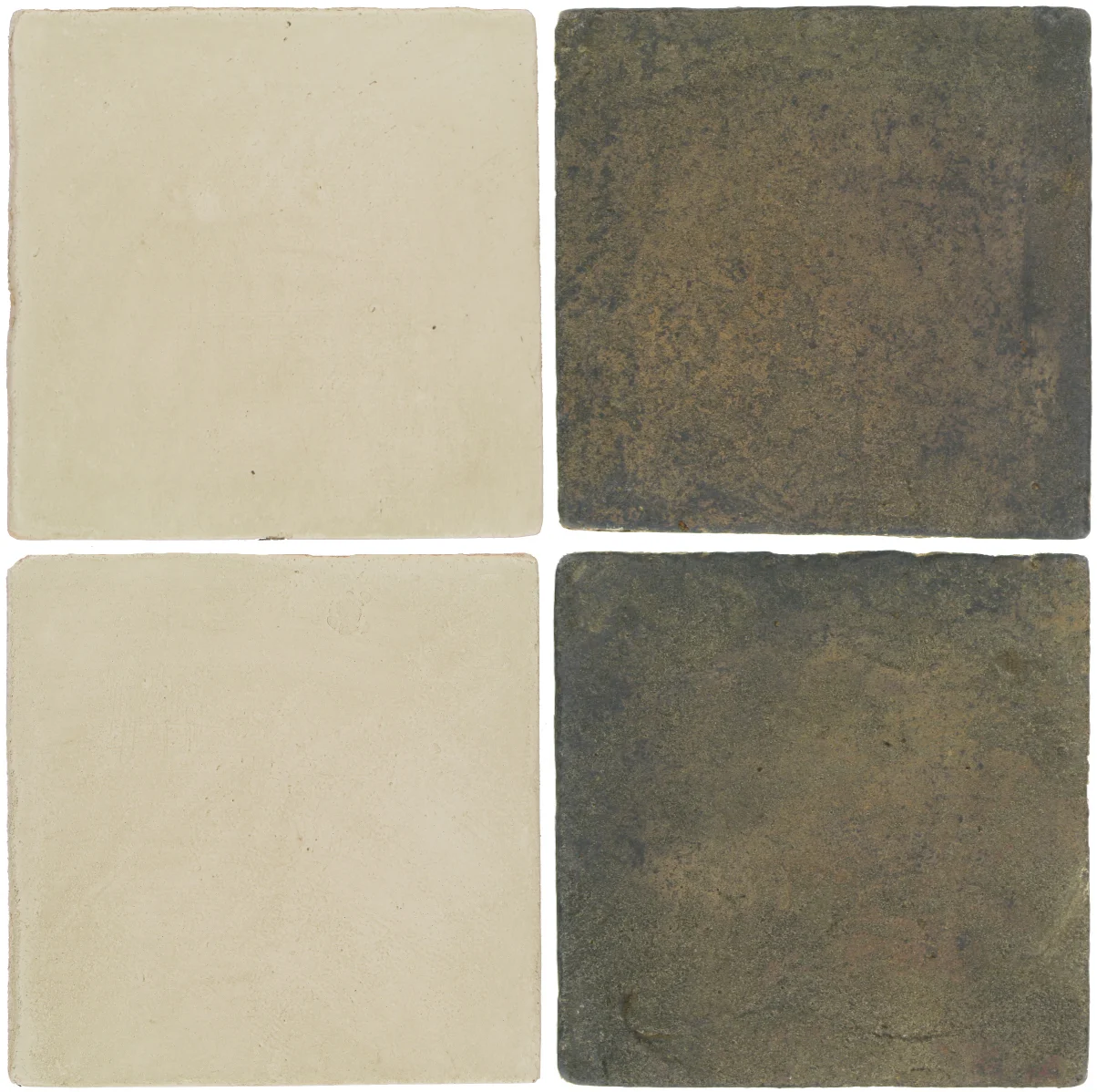Pedralbes Antique Terracotta 2 Color Combinations OHS-PGLW Glacier White + VTG-PSTG Terra Grey
