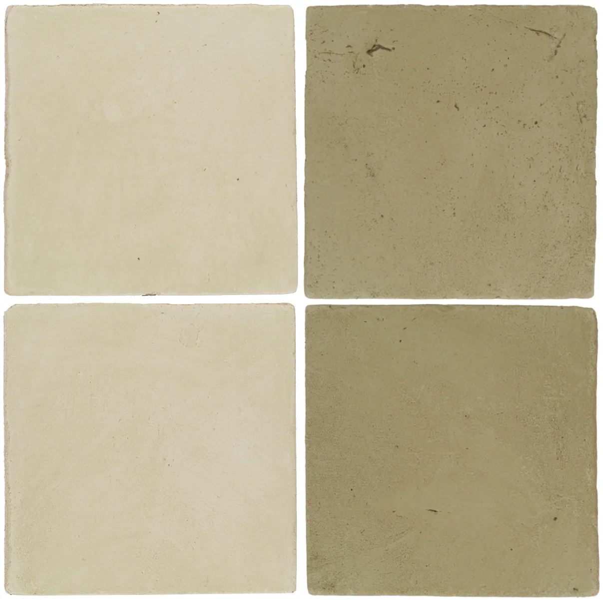 Pedralbes Antique Terracotta 2 Color Combinations OHS-PGLW Glacier White + VTG-PGDW Dirty W.