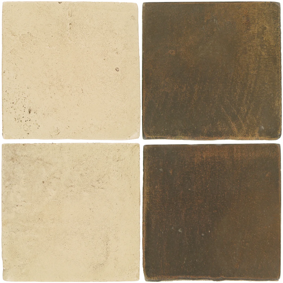 Pedralbes Antique Terracotta 2 Color Combinations VTG-PGPW Pergamino White + OHS-PSVN Verona Brown