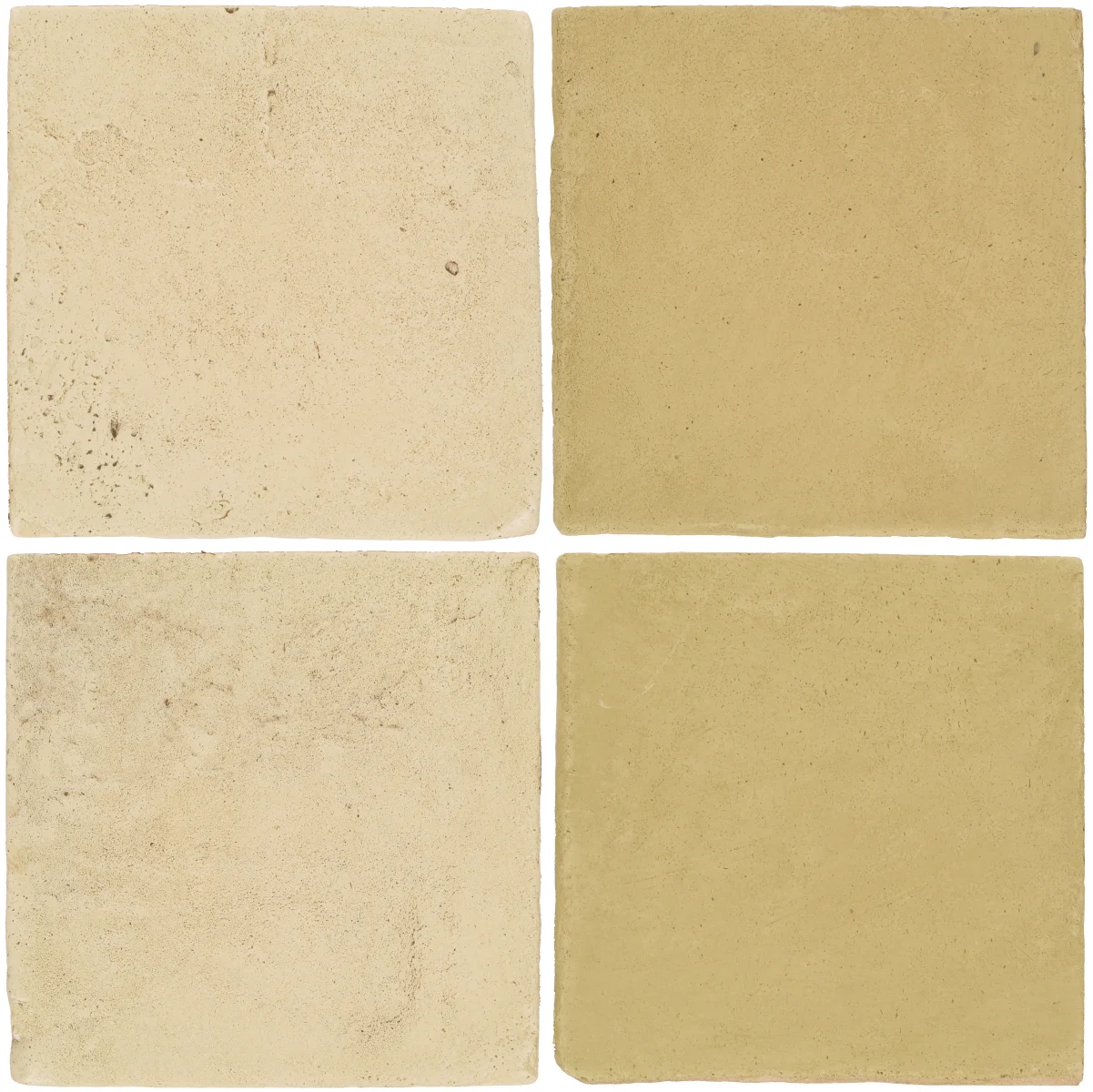 Pedralbes Antique Terracotta 2 Color Combinations VTG-PGPW Pergamino White + OHS-PGGW Golden W.