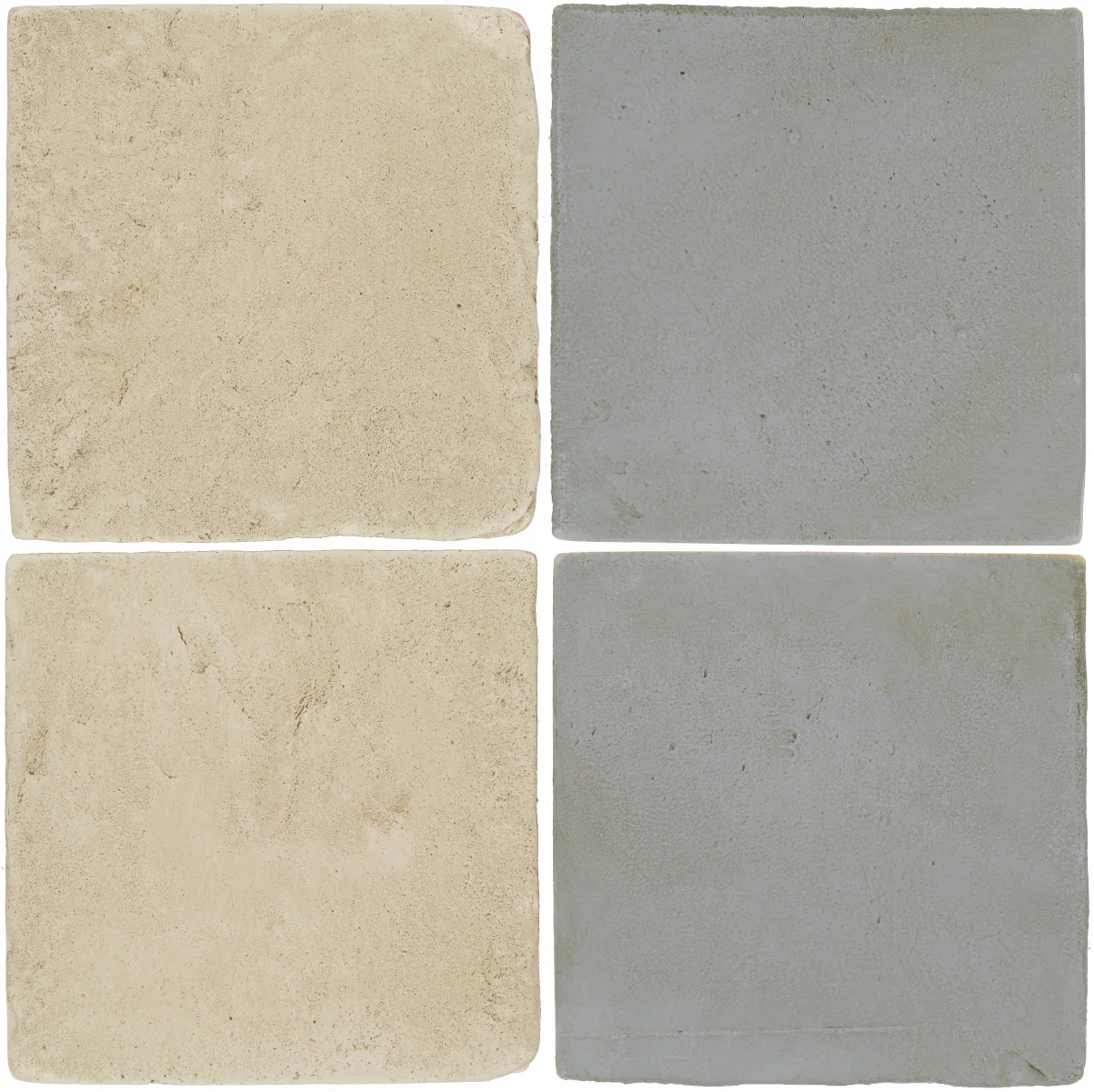 Pedralbes Antique Terracotta 2 Color Combinations VTG-PGLW Glacier White + OHS-PGOG Oyster Grey