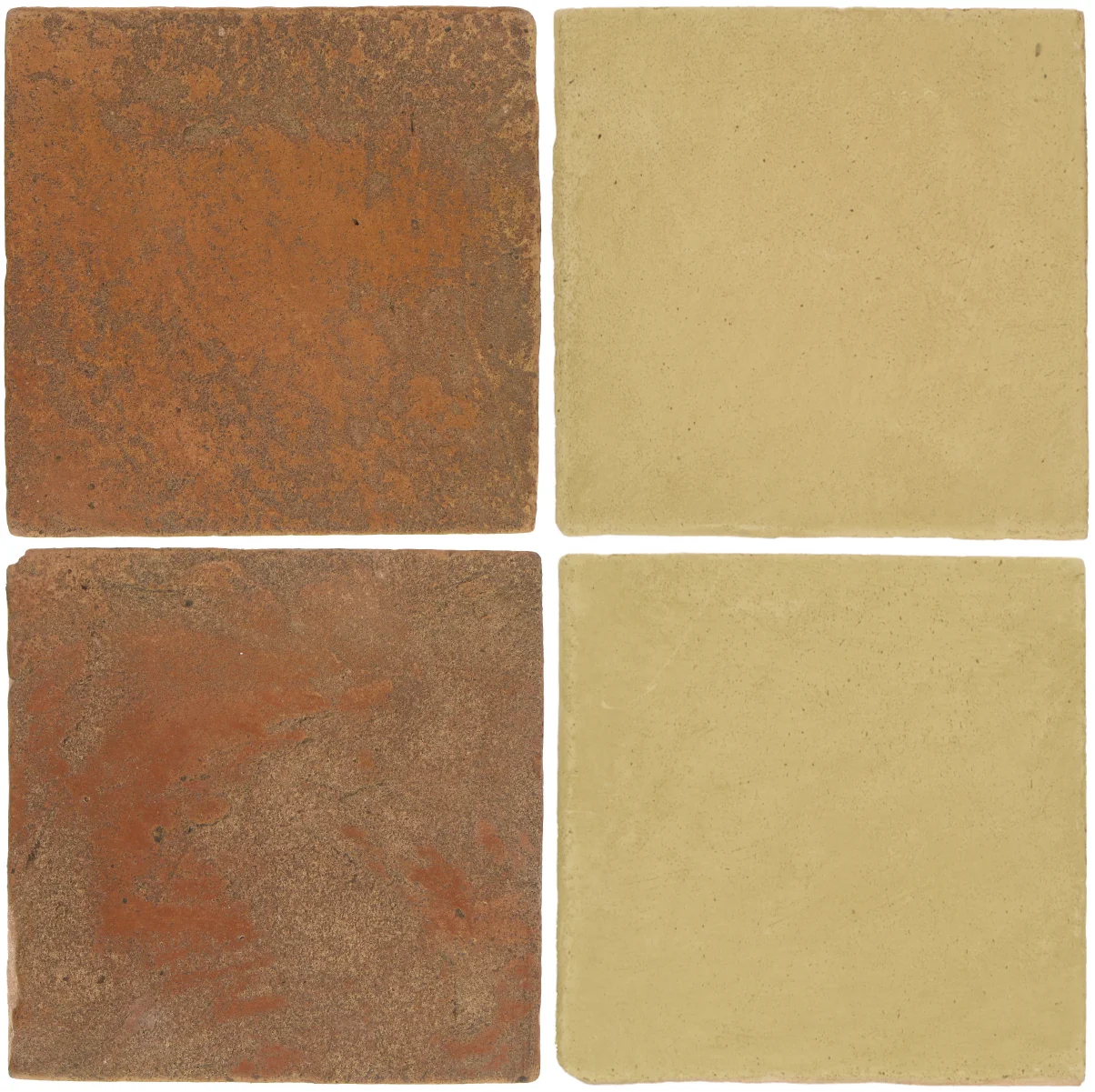 Pedralbes Antique Terracotta 2 Color Combinations VTG-PSTR Traditional + OHS-PGGW Golden W.