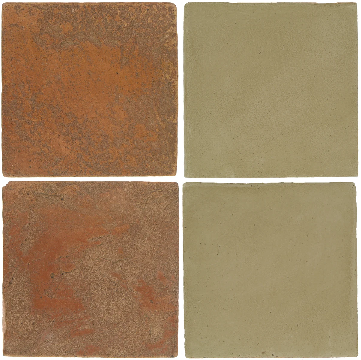Pedralbes Antique Terracotta 2 Color Combinations VTG-PSTR Traditional + OHS-PGDW Dirty W.
