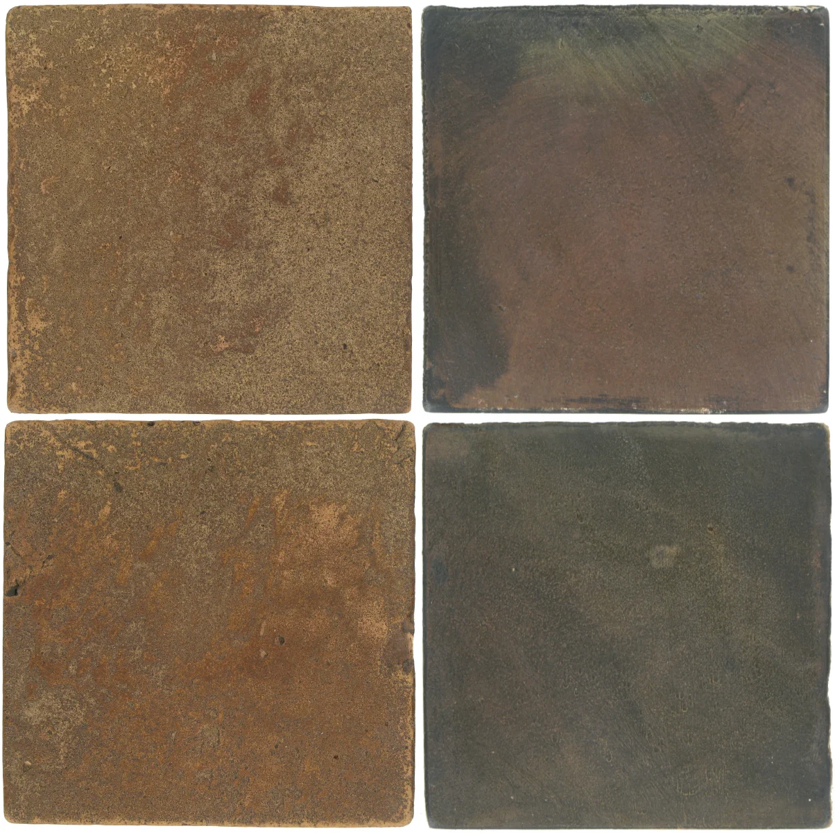 Pedralbes Antique Terracotta 2 Color Combinations VTG-PSCM Camel Brown + OHS-PSTG Terra Grey