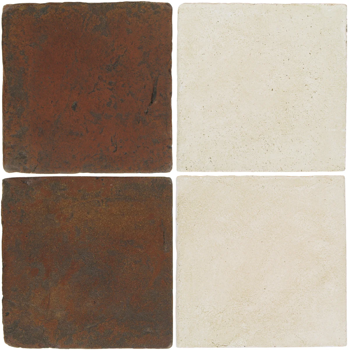 Pedralbes Antique Terracotta 2 Color Combinations VTG-PSOW Old World + OHS-PGAW Antique White