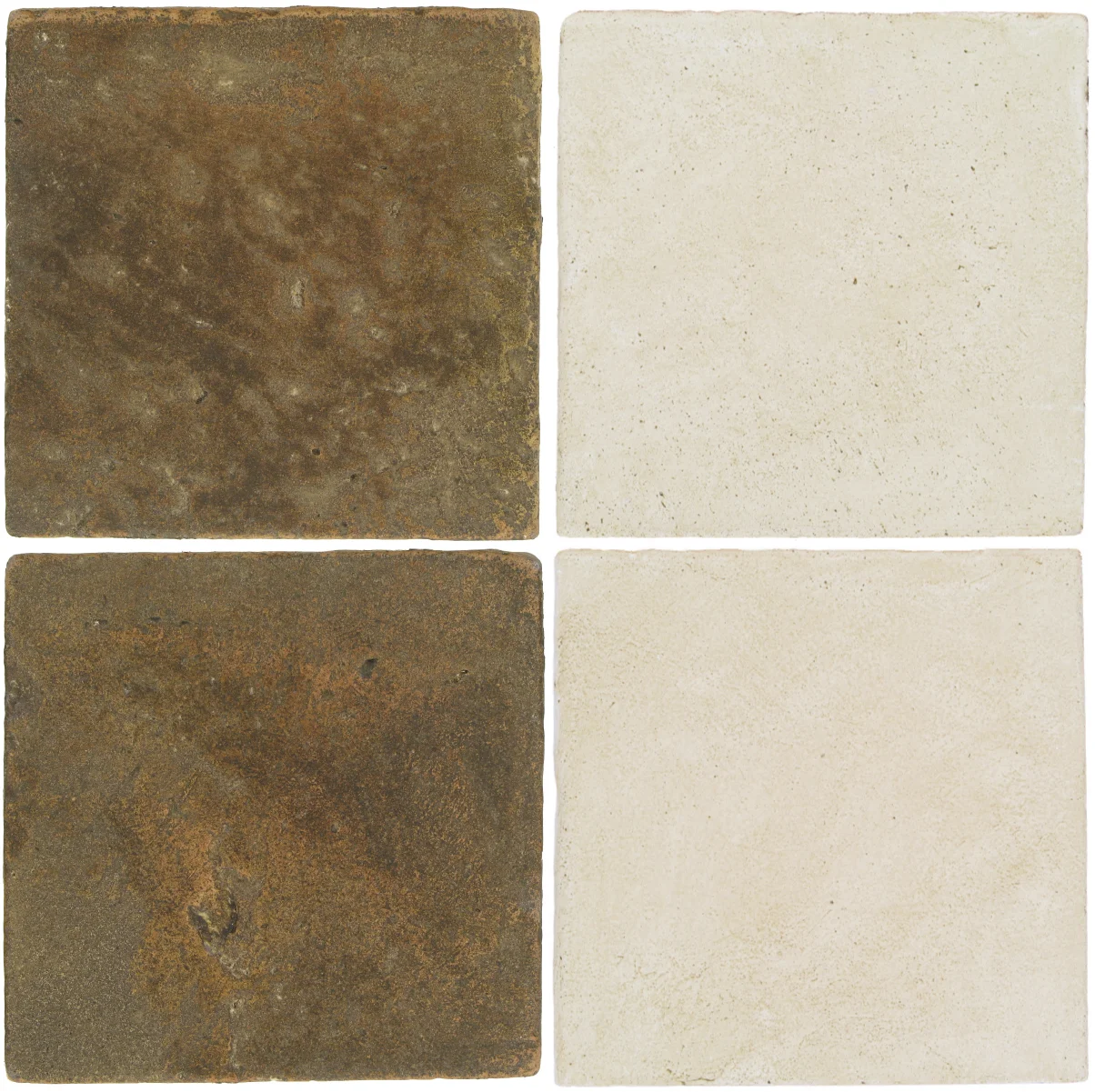 Pedralbes Antique Terracotta 2 Color Combinations VTG-PSVN Verona Brown + OHS-PGAW Antique White