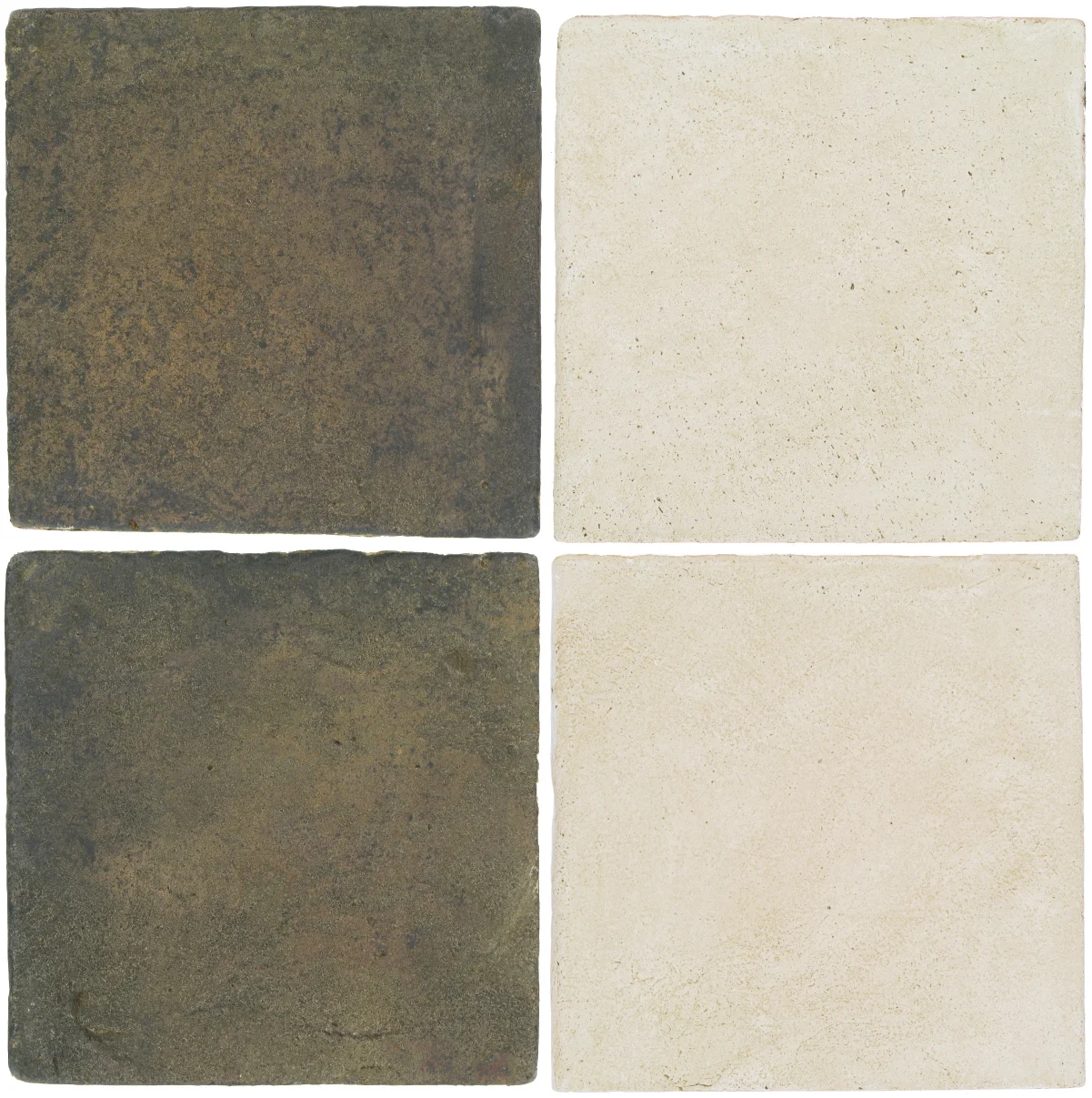Pedralbes Antique Terracotta 2 Color Combinations VTG-PSTG Terra Grey + OHS-PGAW Antique White