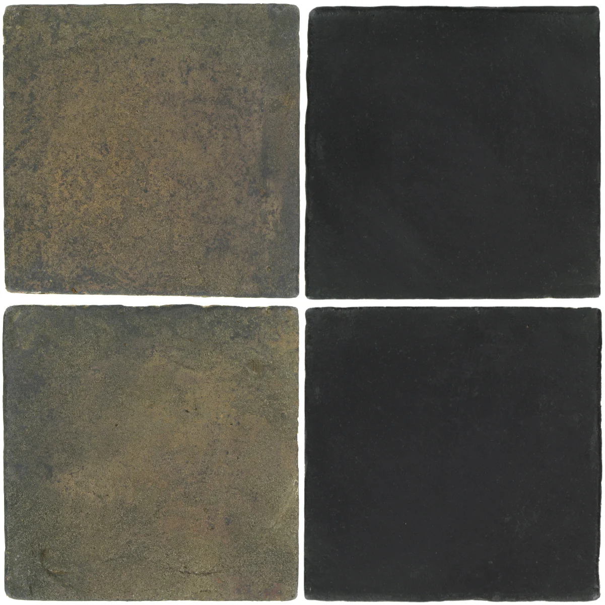 Pedralbes Antique Terracotta 2 Color Combinations VTG-PSTG Terra Grey + OHS-PGCB Carbon Black