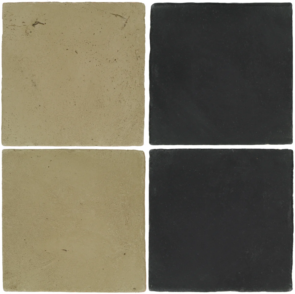Pedralbes Antique Terracotta 2 Color Combinations VTG-PGDW Dirty W. + OHS-PGCB Carbon Black