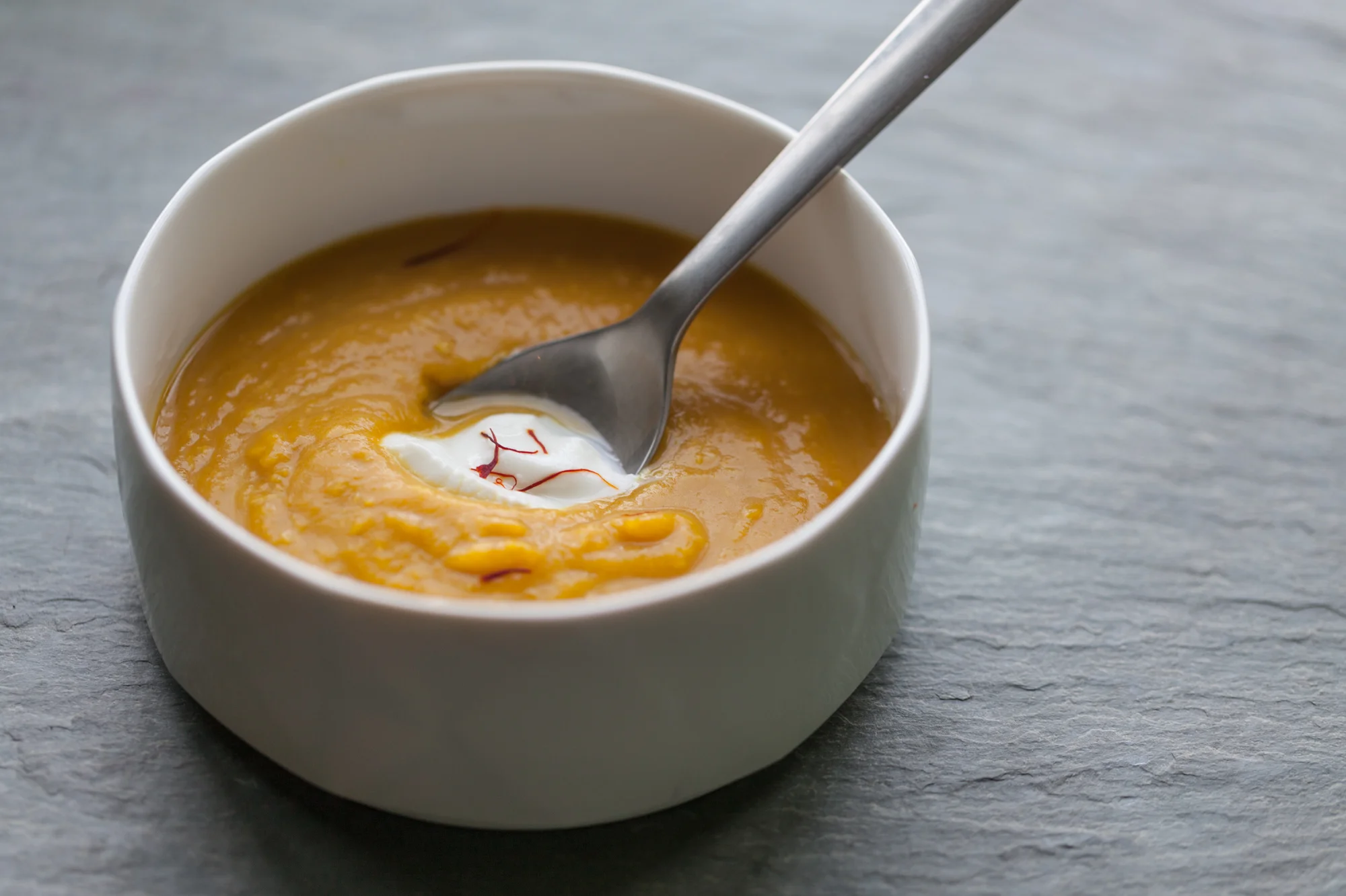 Kabocha and butternut squash soup