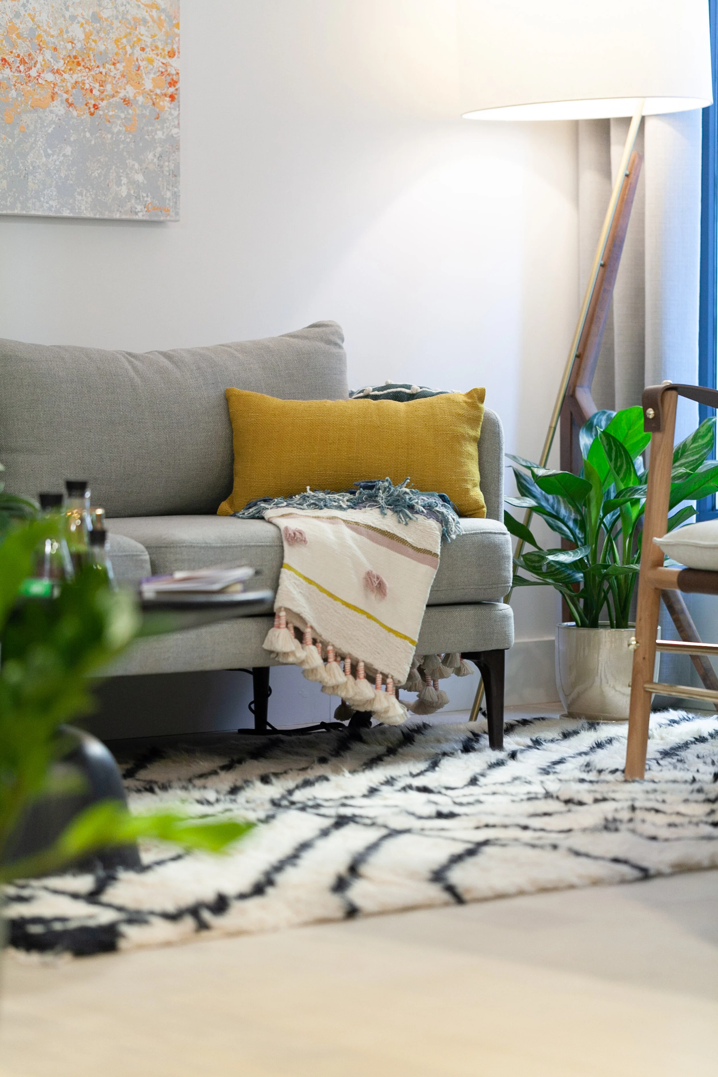 I made over this entire studio apartment for $5,000