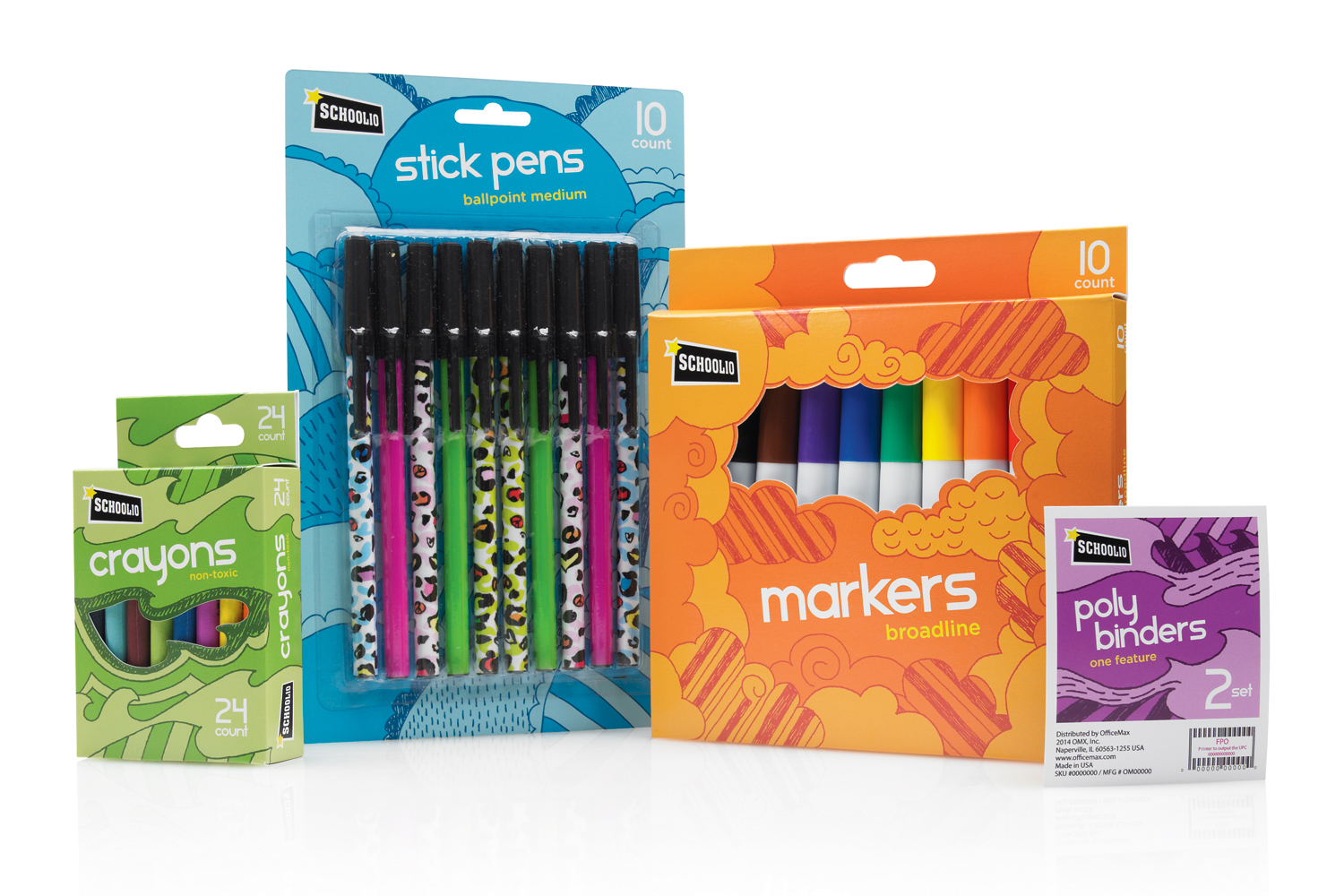 Creative Direction for OfficeMax Back To School Designer: Michael Shamon