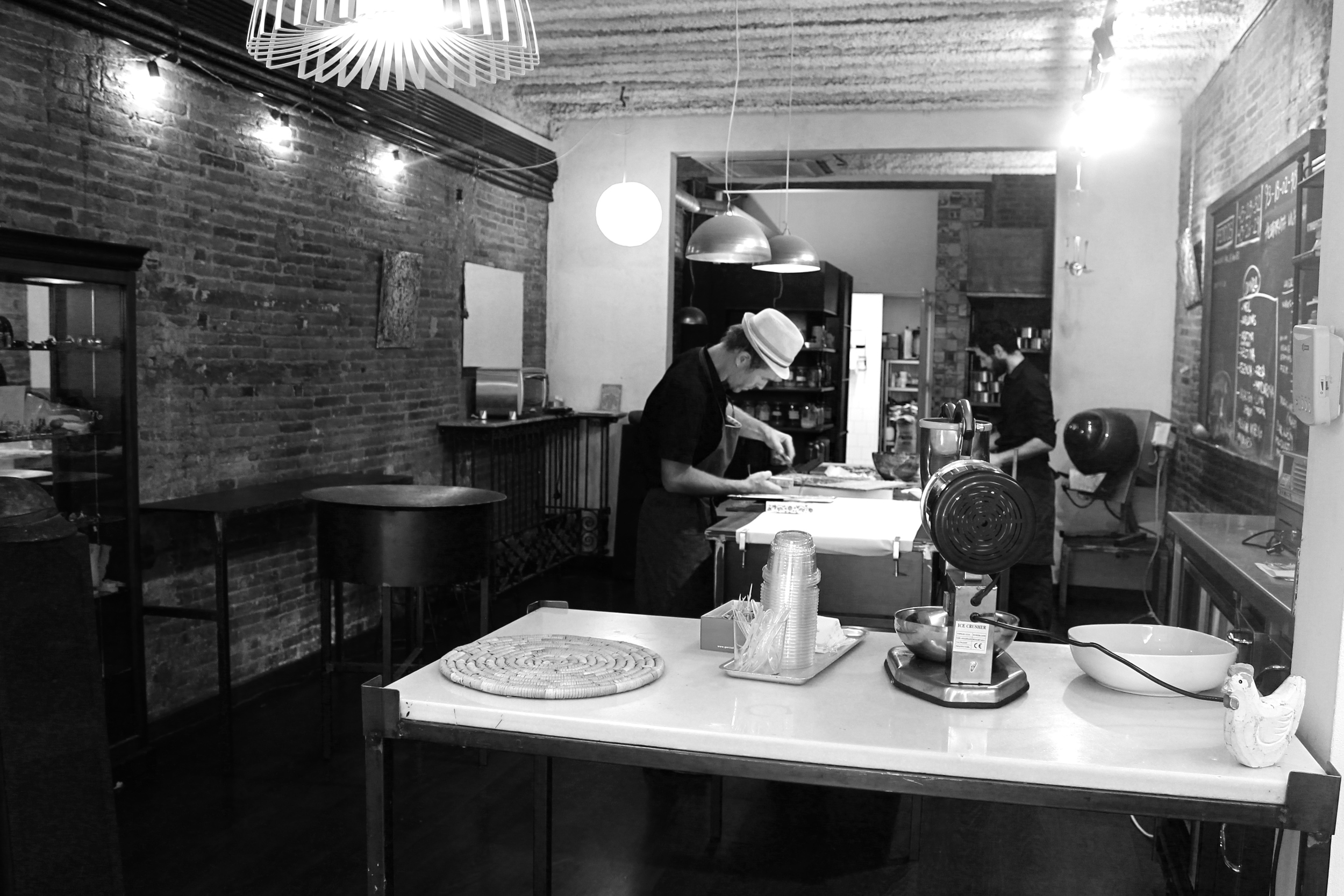 Fudge-makers at Çu Kor (the peanut butter fudge is on point)
