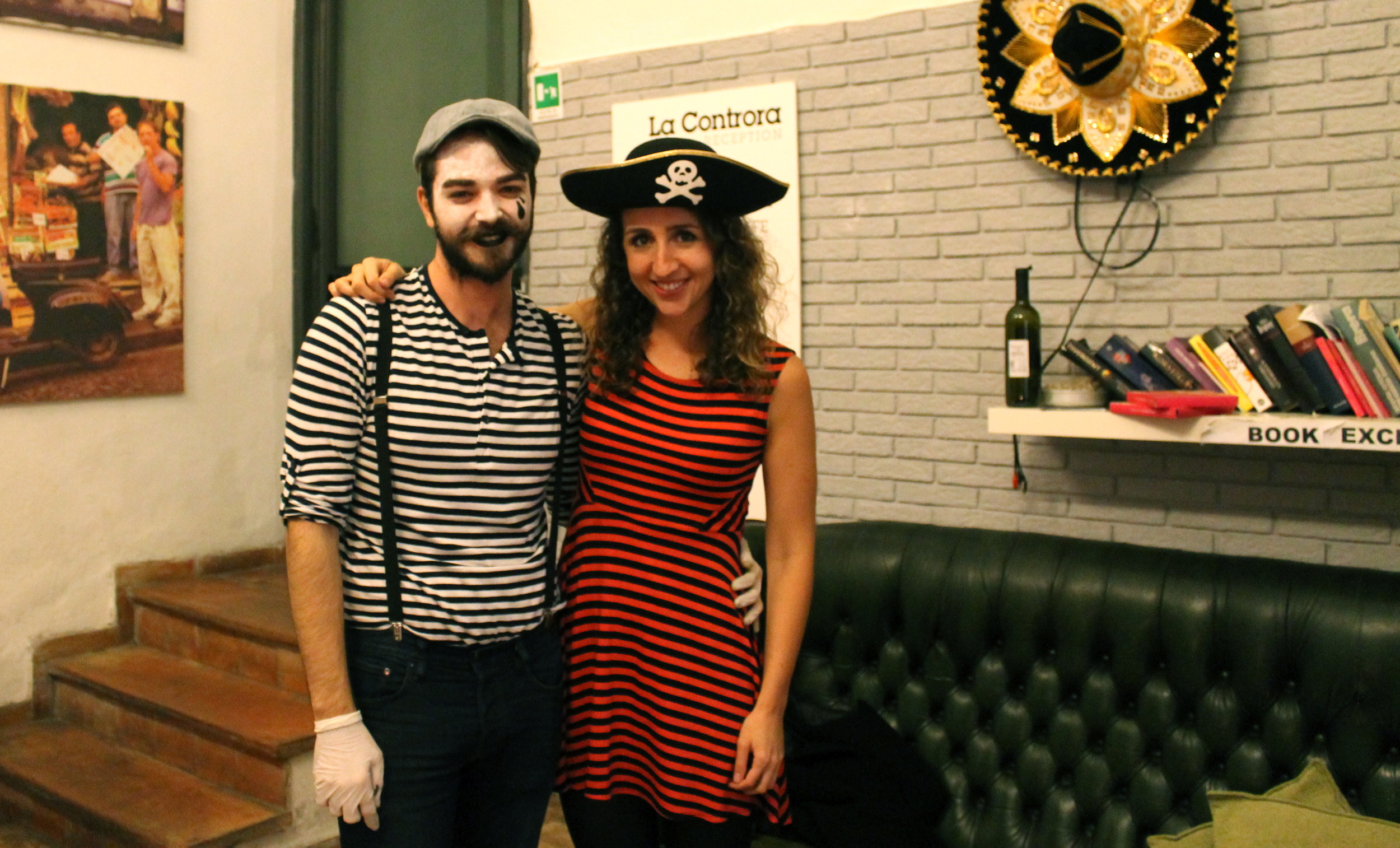 Alessandro: the receptionist, l ocal Nea politan and my toughest pasta critic ("mmm. Not al dente.")