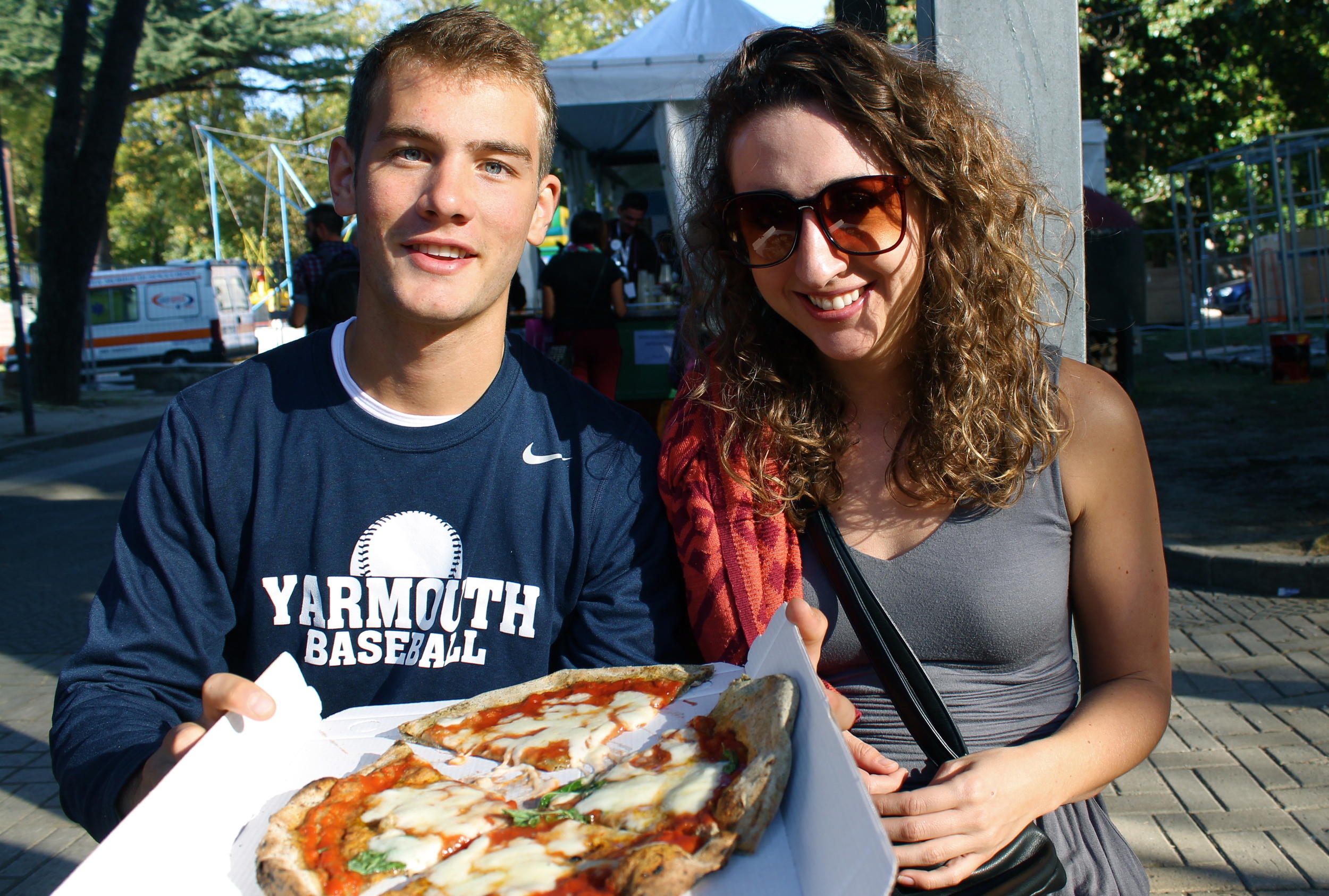 Kris and I attended a HempFest and got hemp pizza. (Only effect was that it was crunchier)