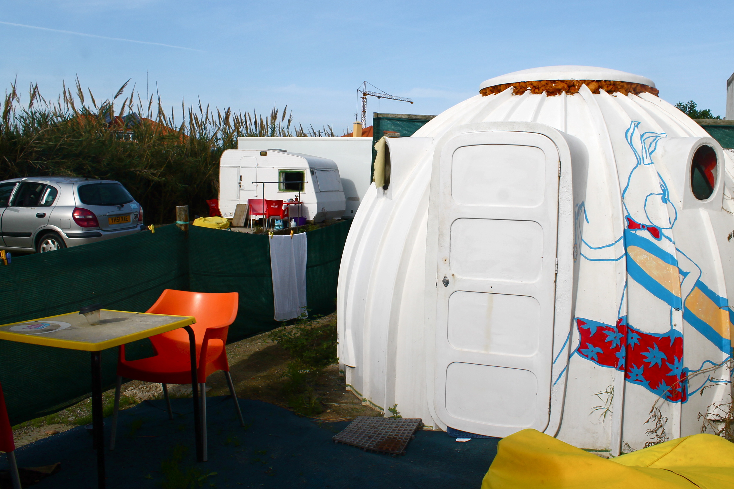 I wasn't kidding about the igloo. 