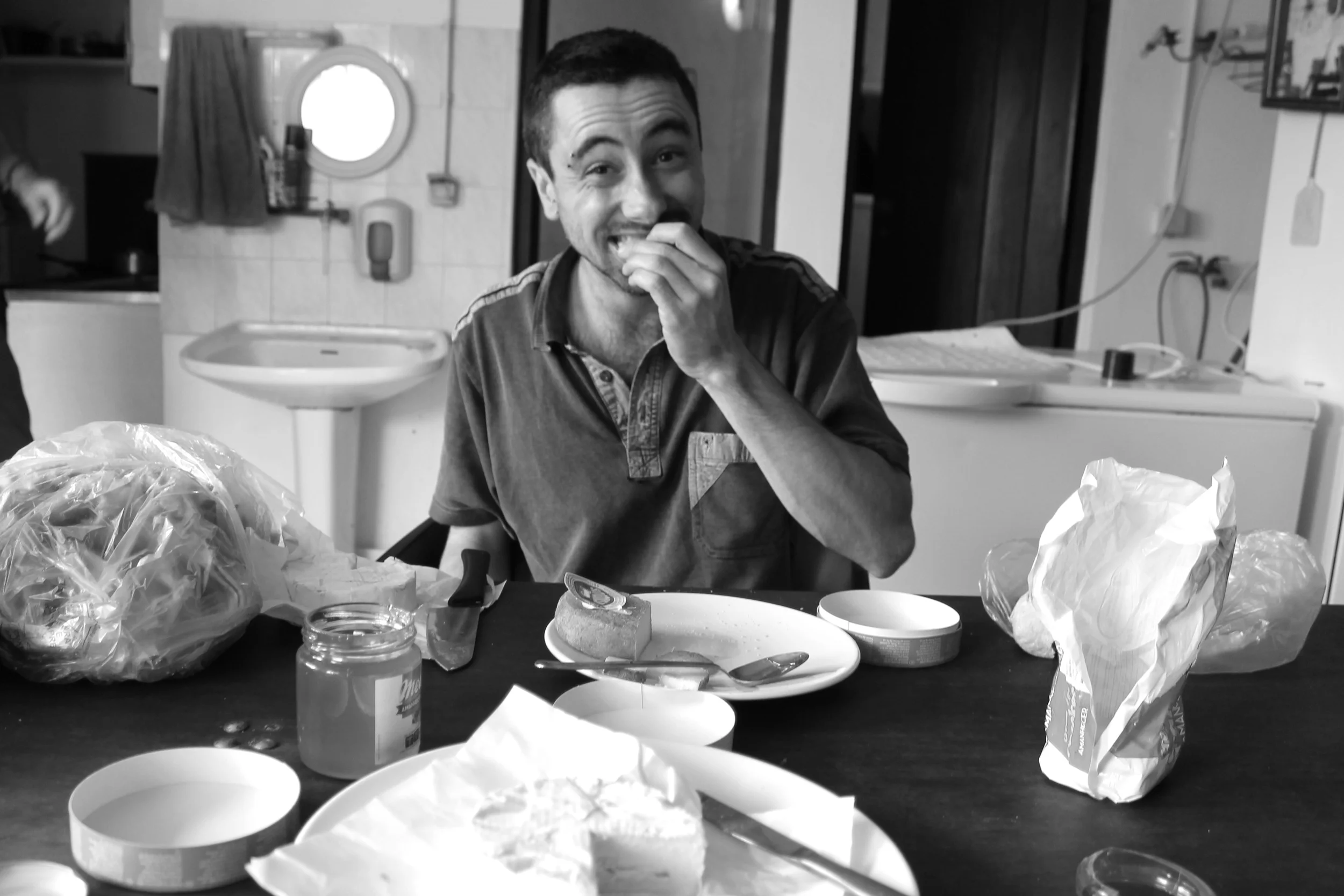 Olivier, the Frenchman who taught me the wonder of camembert and honey for breakfast. 