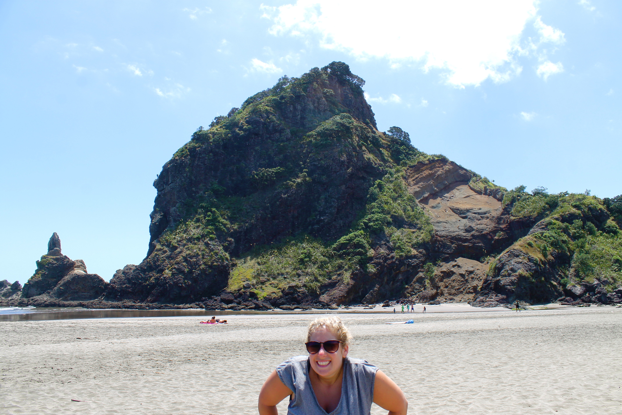 Sandy, back at at Piha .