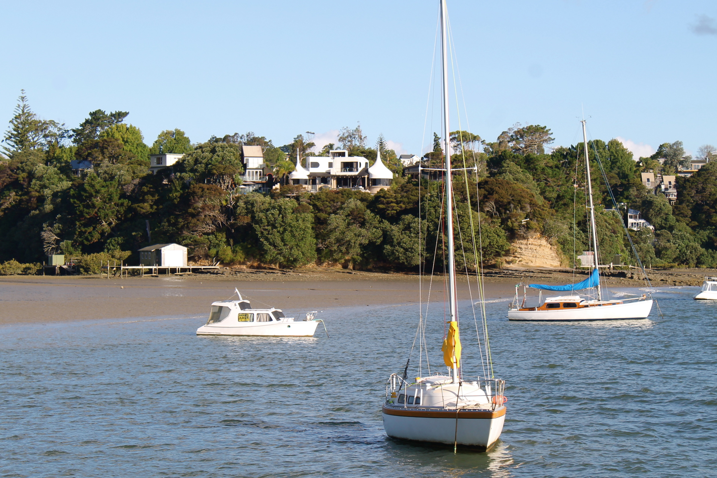 See that pointy house that could pass as a hobbit resort? That's my house. YUP. This was taken from the Beach Haven ferry. 