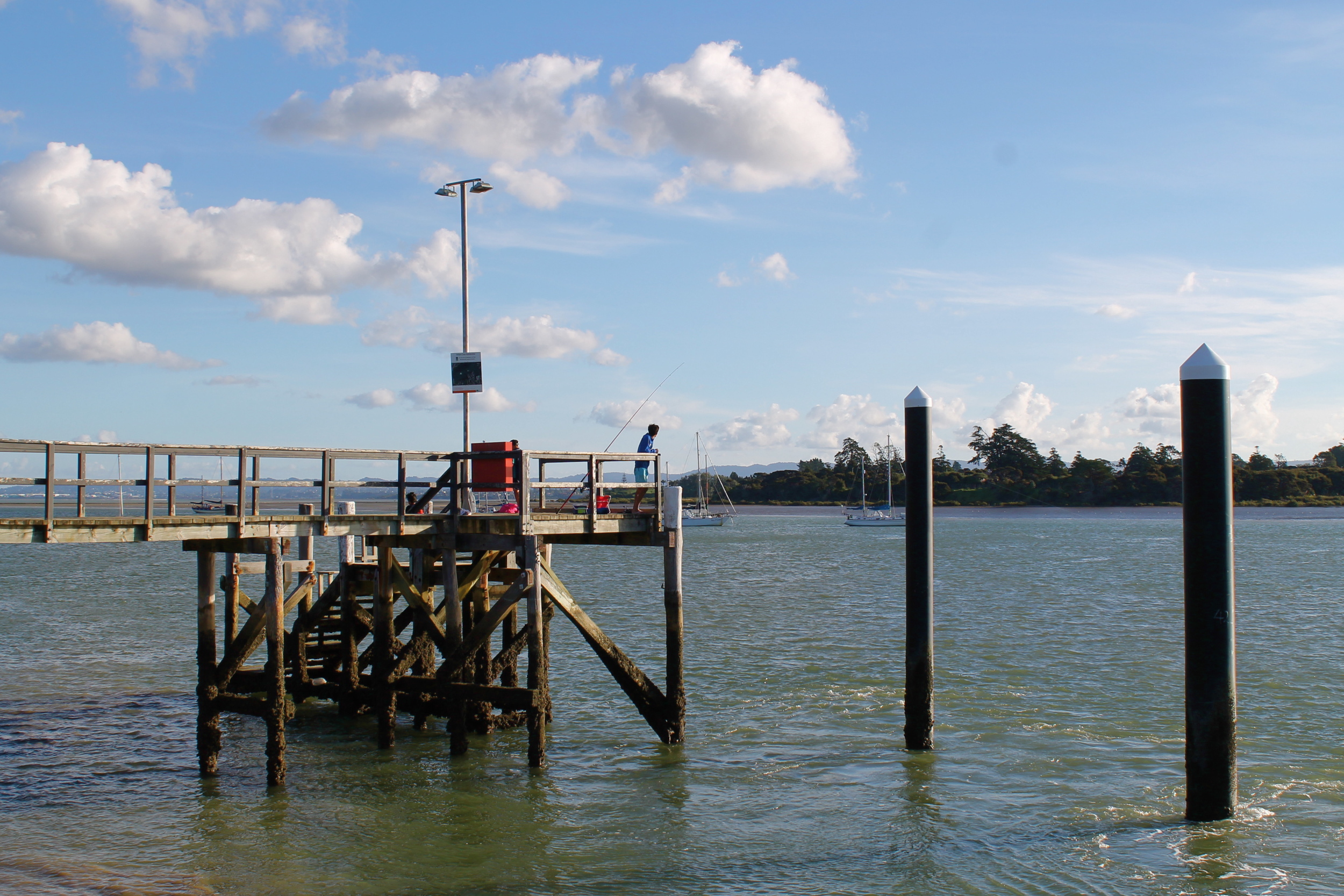 From the Beach Haven ferry dock. 