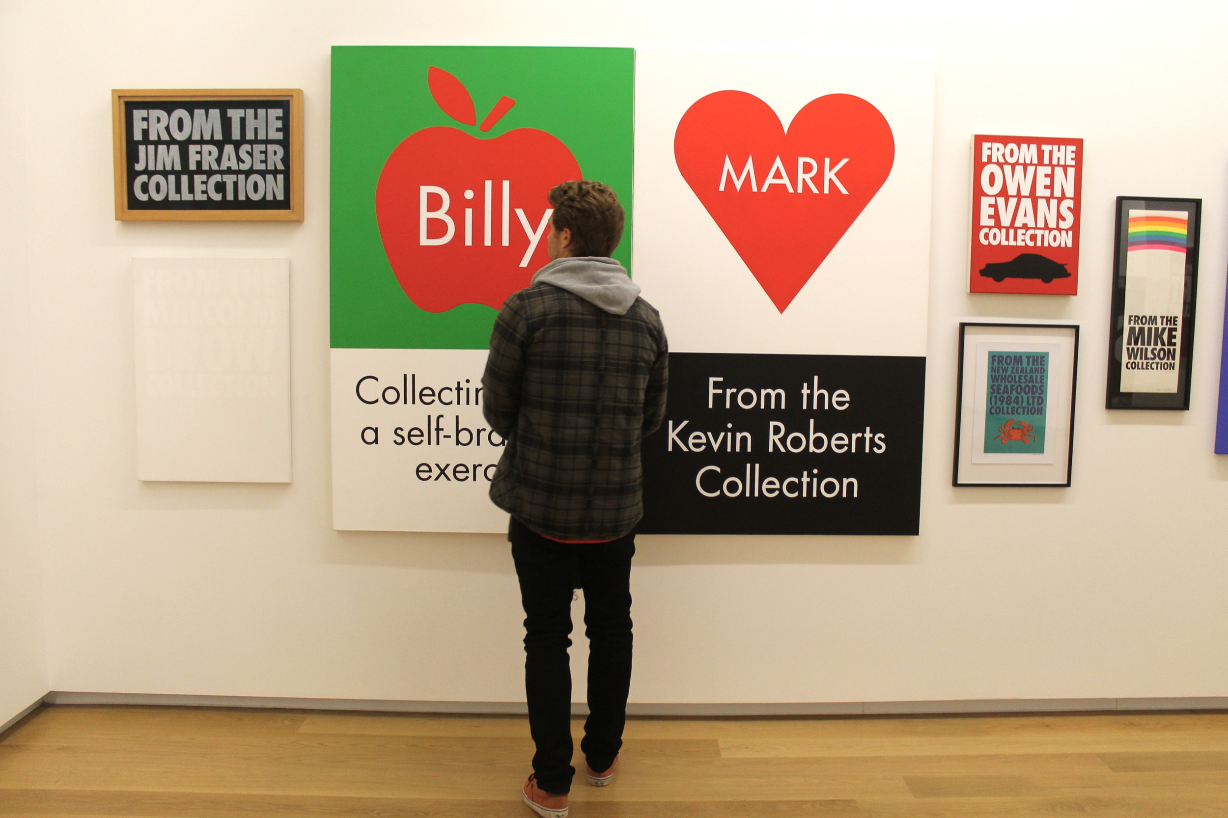 Billy Apple exhibit at the Auckland Art Gallery.
