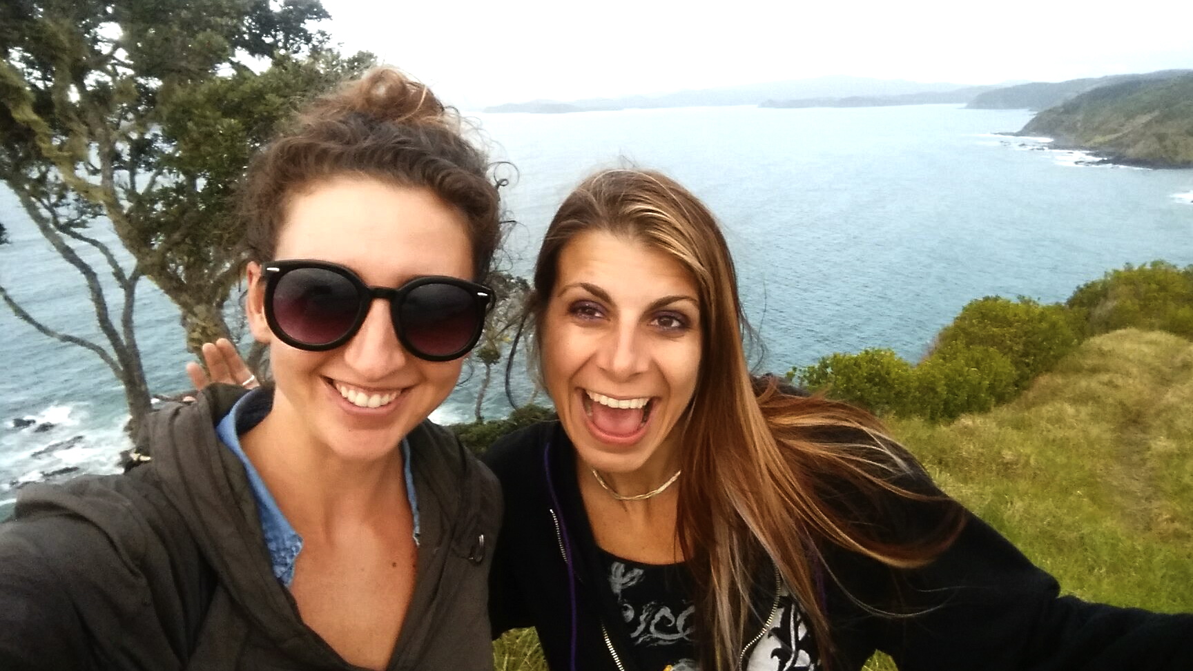Denise and I after a hike in Russell. 