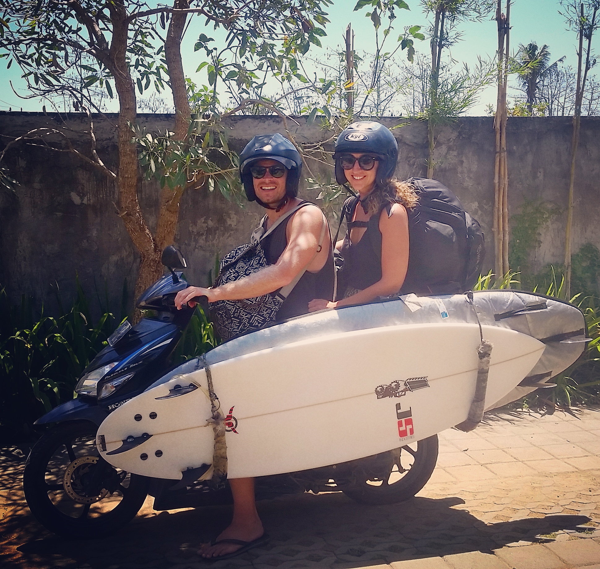 Scott and I rented this scooter for 5 weeks and the speedometer doesn't work but at $2 USD a day, who can complain. 