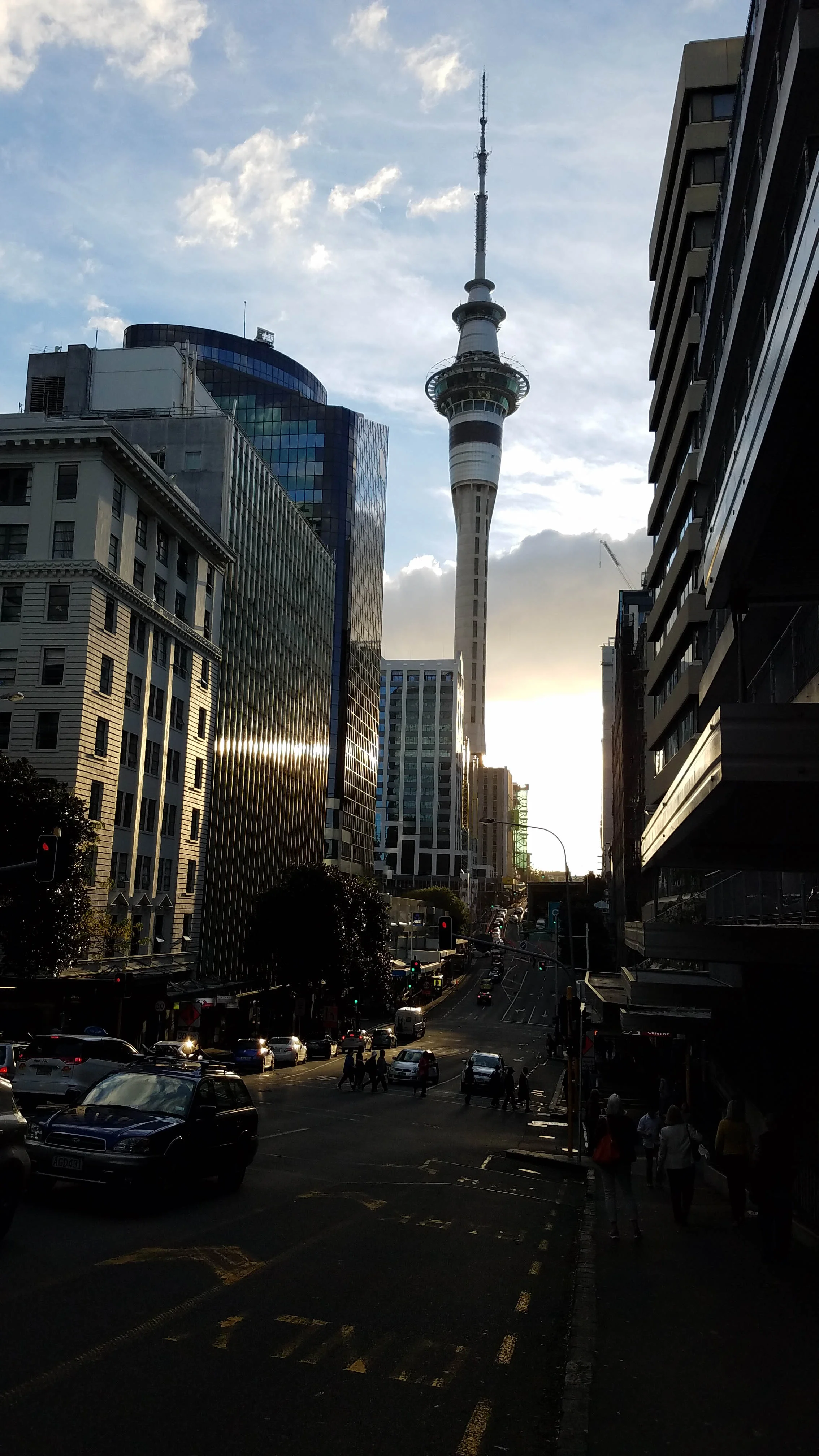 Downtown Auckland. 