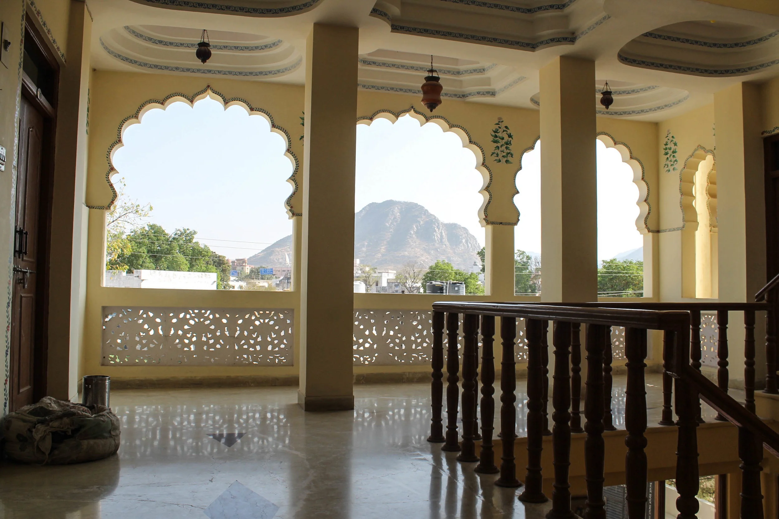 View from the hostel.