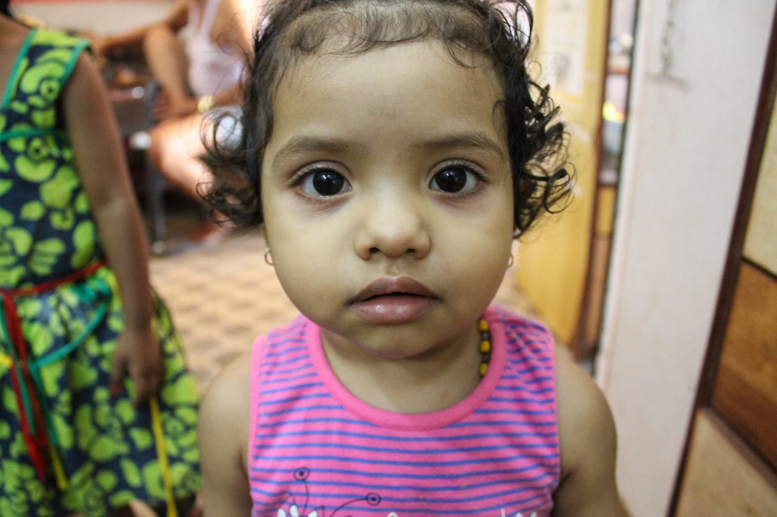 We stopped in to a store to buy sunscreen and met this little gal who was very intrigued by my camera…