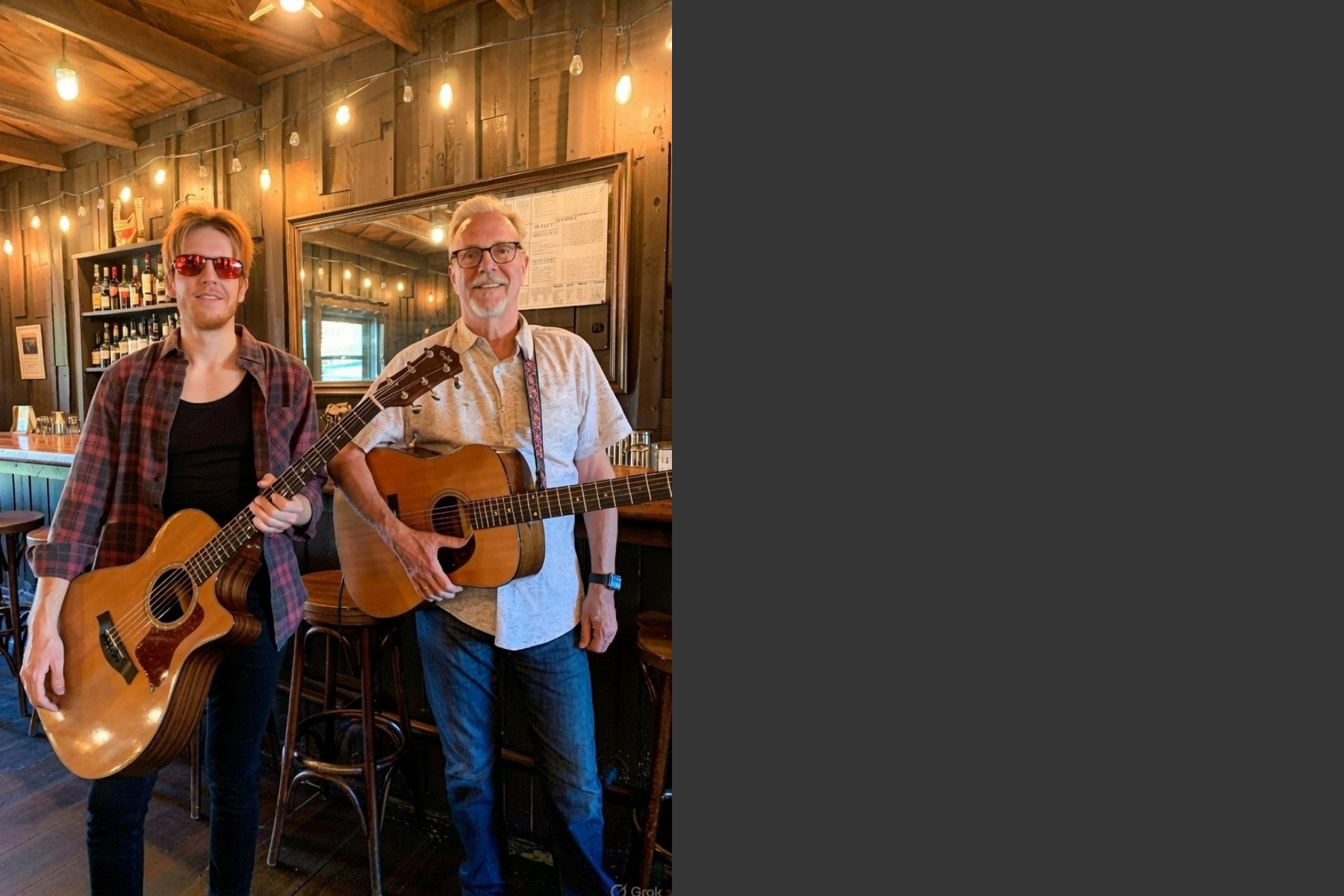 Bill Glaysher and Andy Glaysher (2:30-5pm) + Chuck's Wood Fired Pizza (2-5pm) 