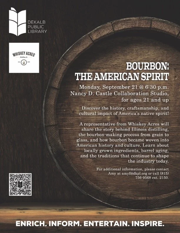 Bourbon Talk at the DeKalb Library