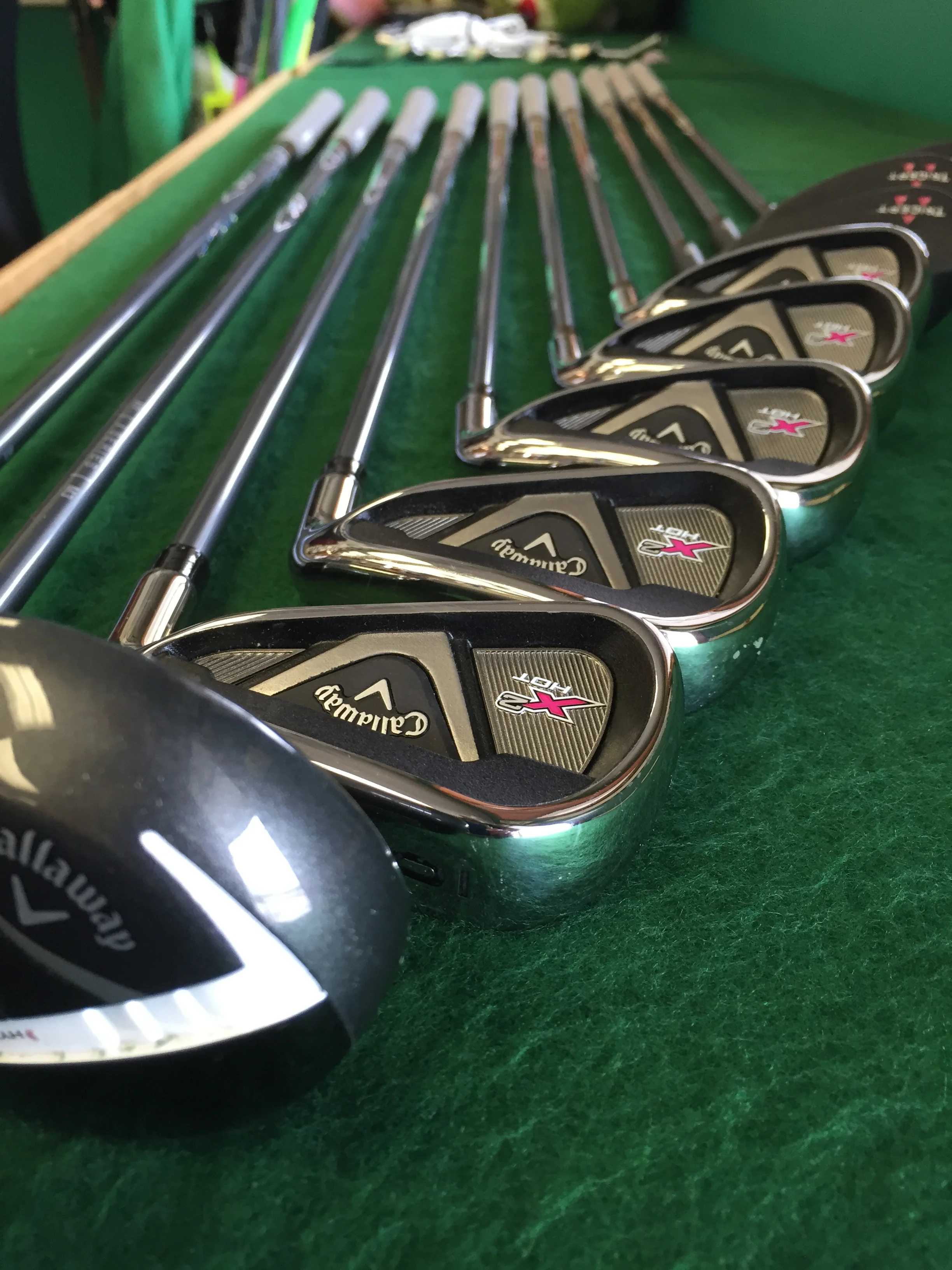 new clubs for a new golf trip