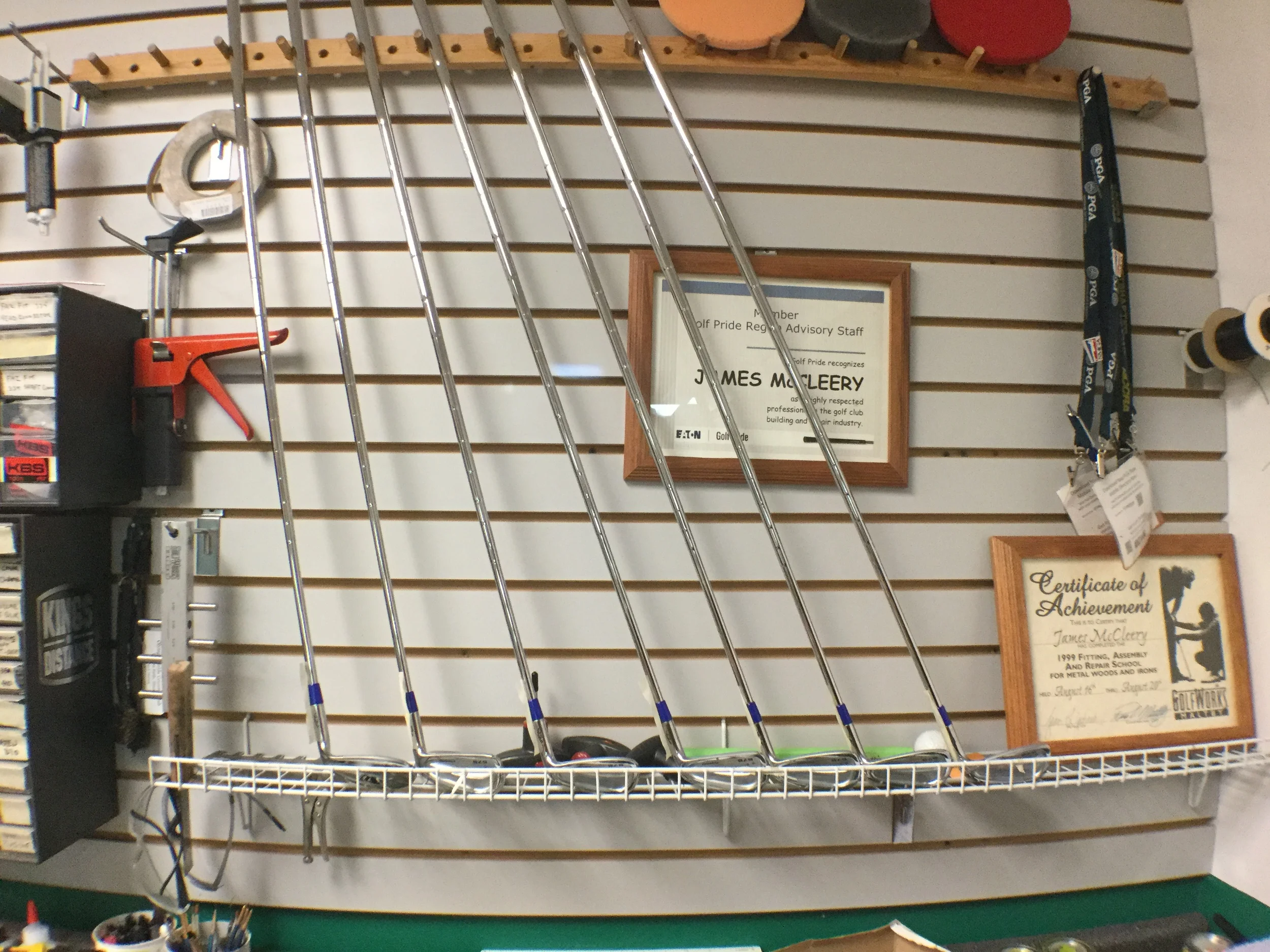 assembling the irons on youtube, check it out