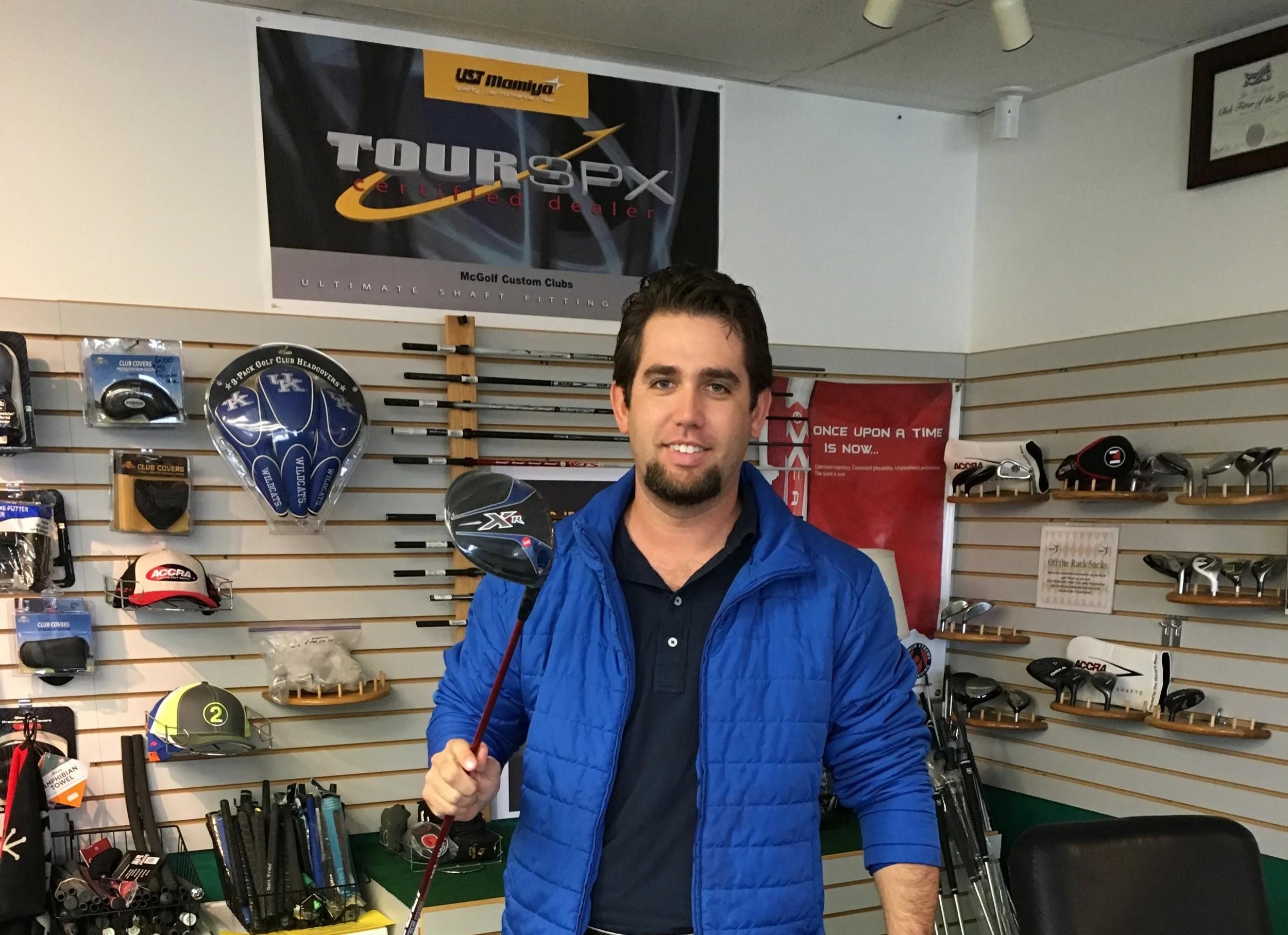 taking advantage of the McGolf Callaway fitting 