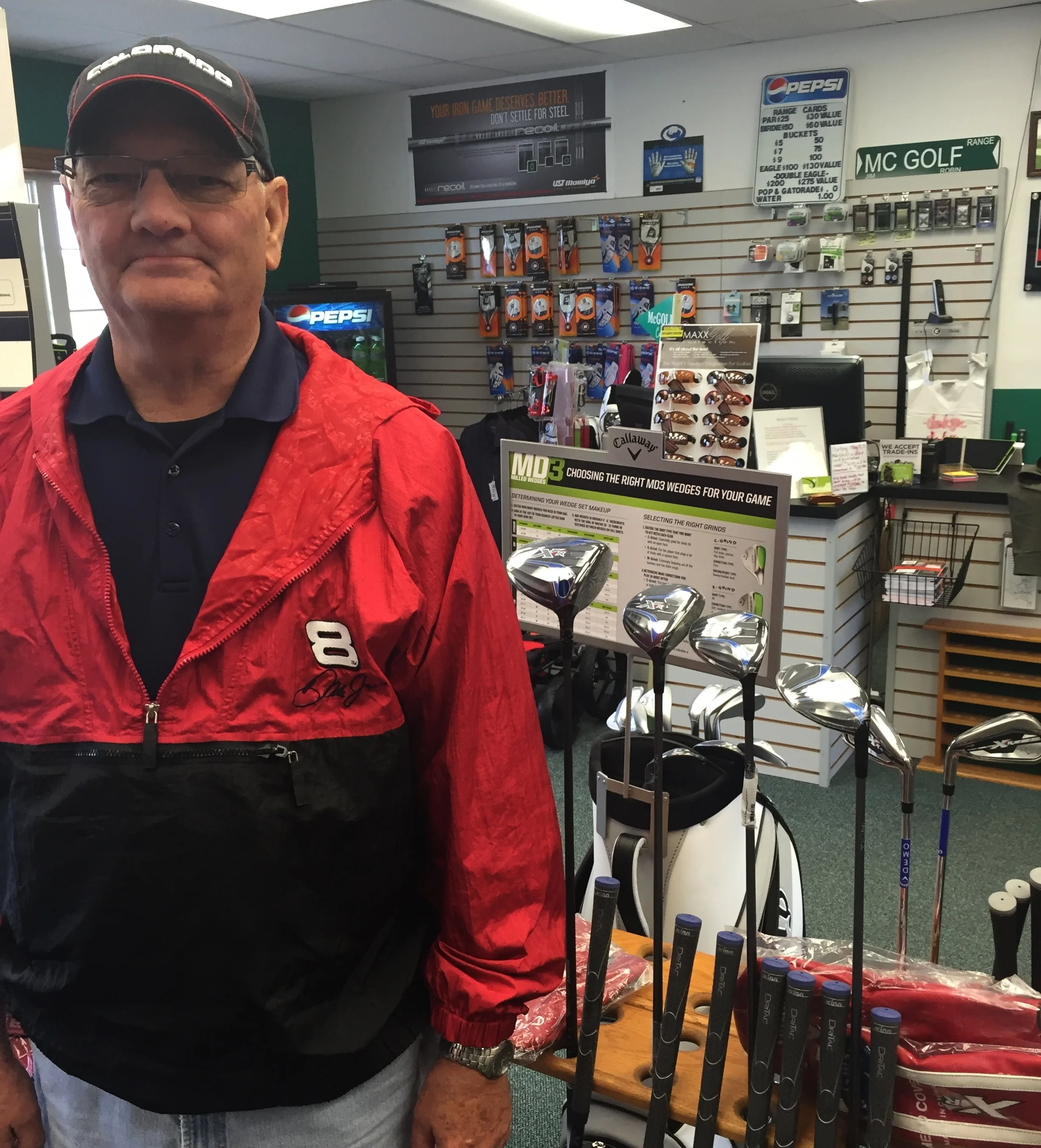 A refit results in new clubs.