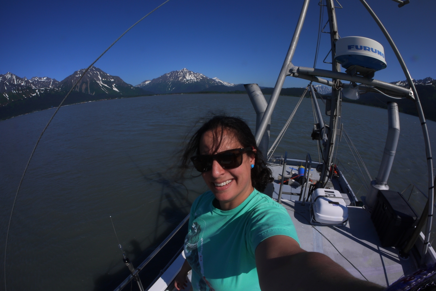 Instrument testing in Resurrection Bay near Seward, Alaska.