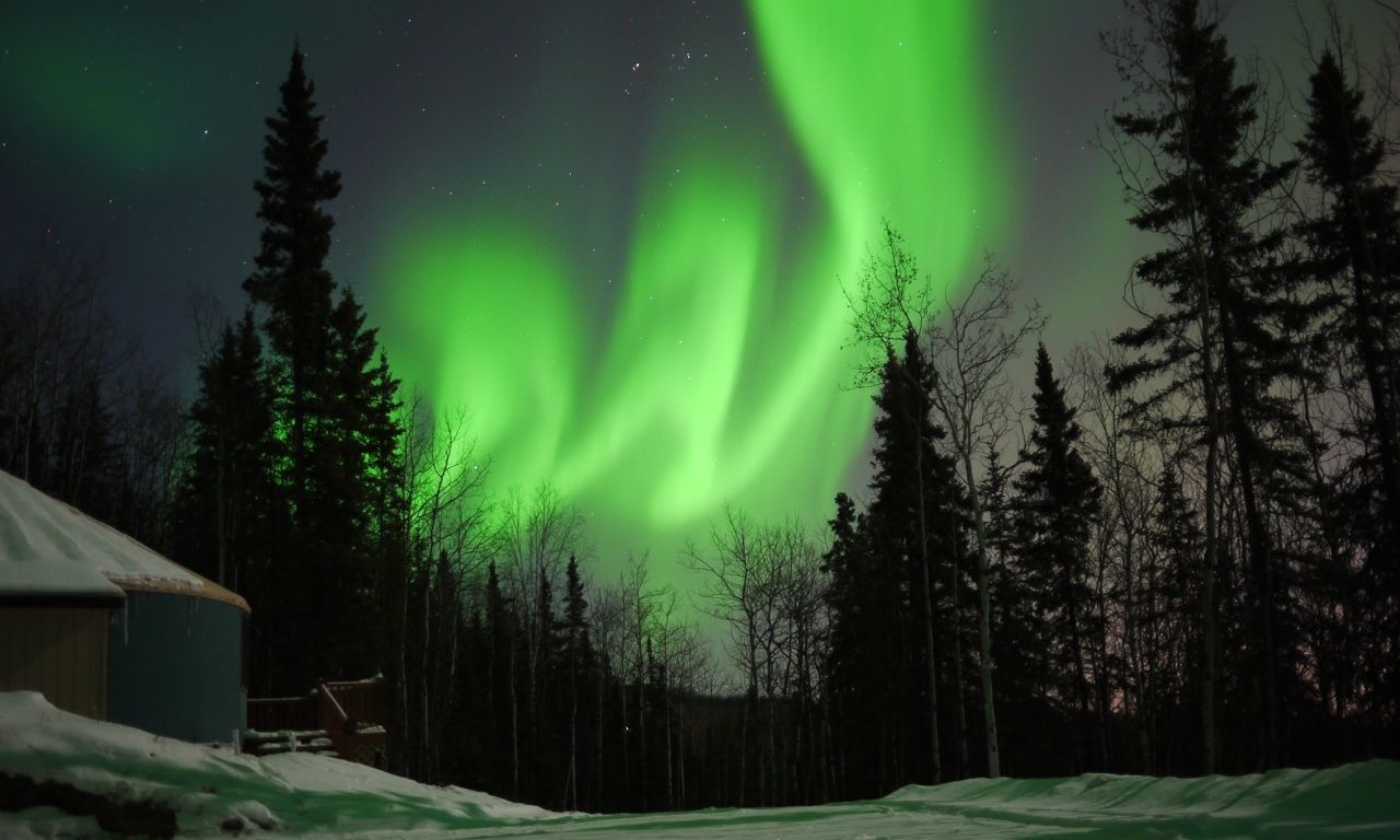 Aurora Borealis in Fairbanks, Alaska.
