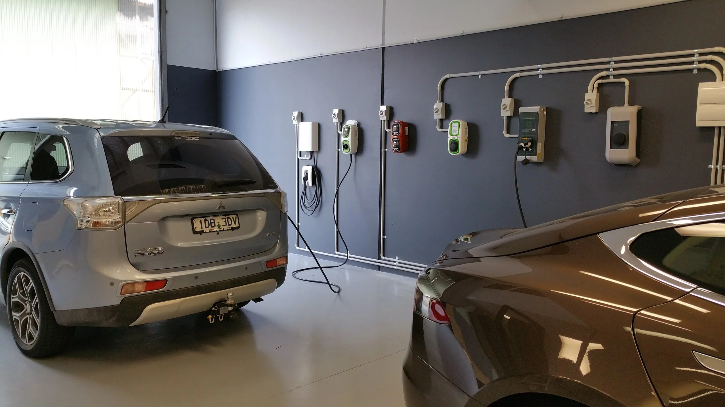 The one and only electric vehicle charging station showroom in Australia