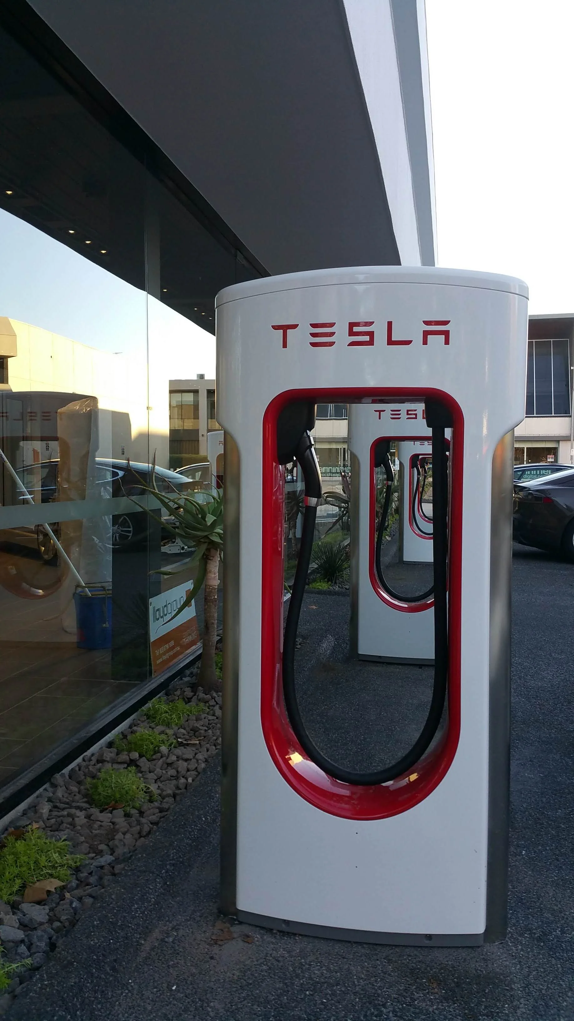 Tesla Supercharger Station