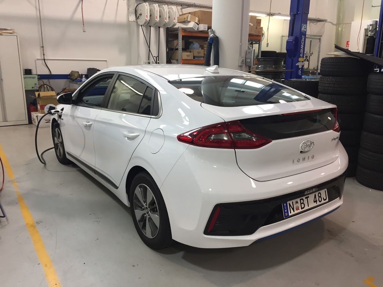Range is everything with EVs, and the Ioniq’s streamlined profile keeps drag at a minimum