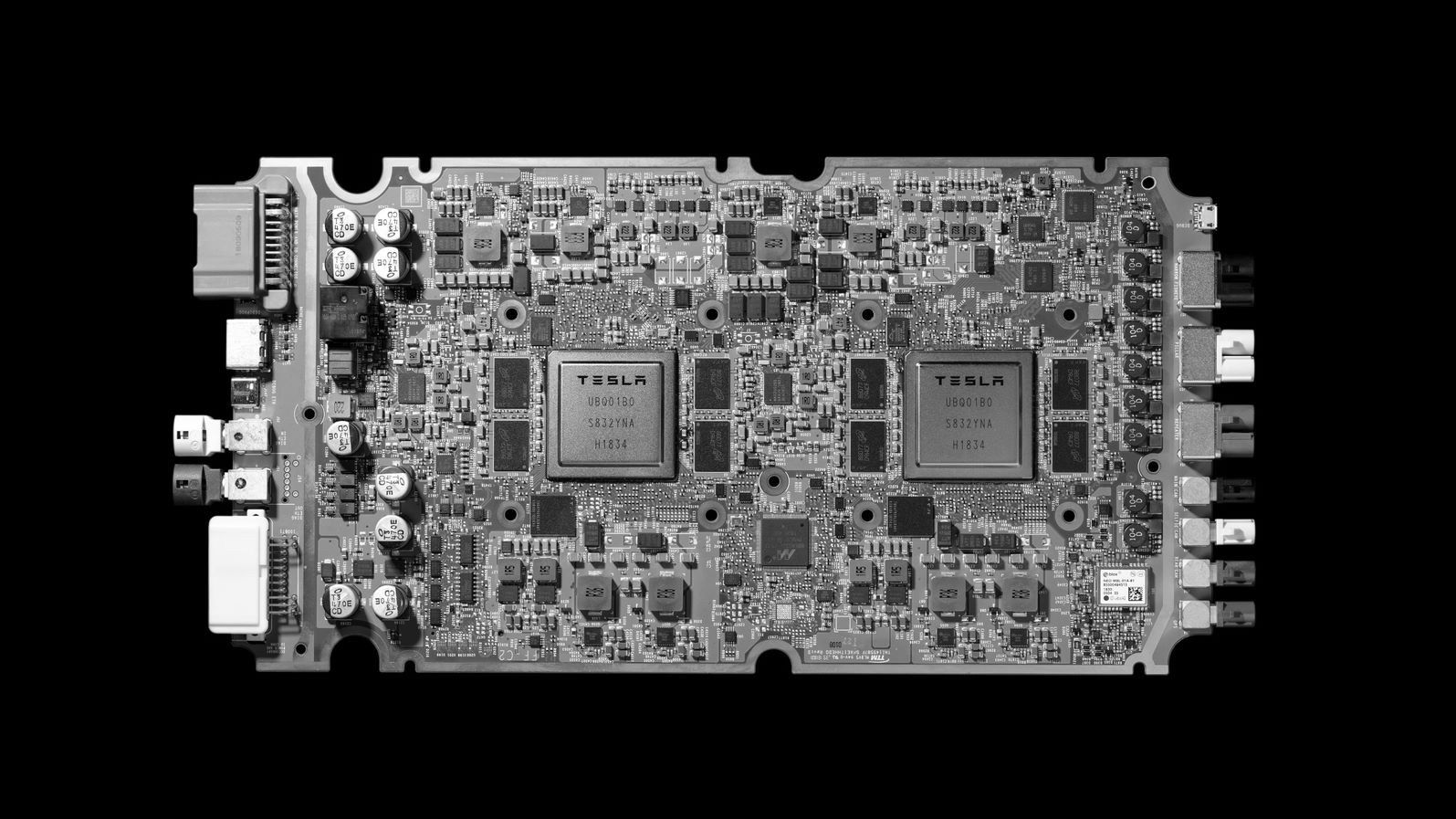 The FSD computer unveiled at Autonomy Day