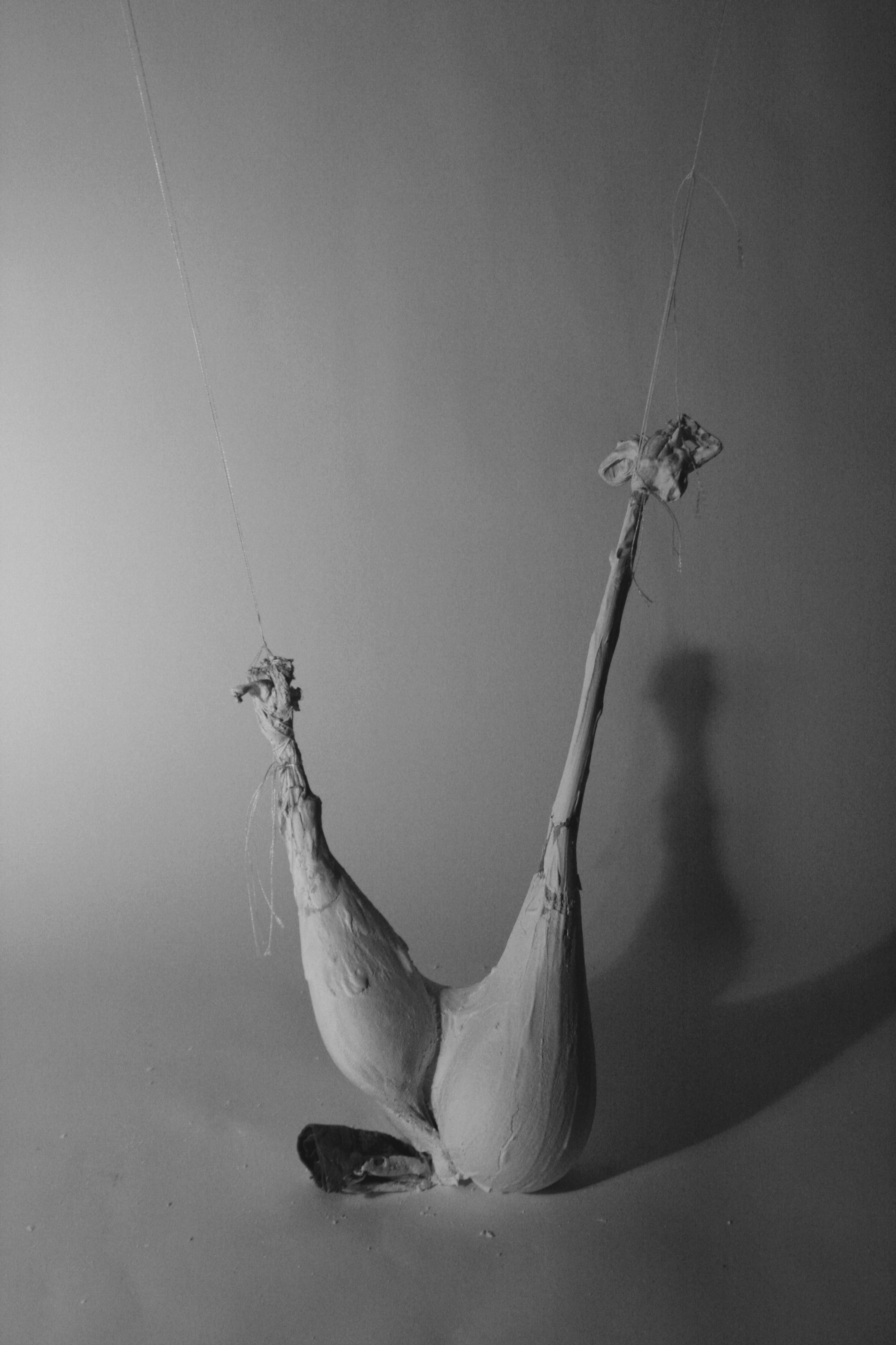 Experiment 1.1, plaster and pantyhose