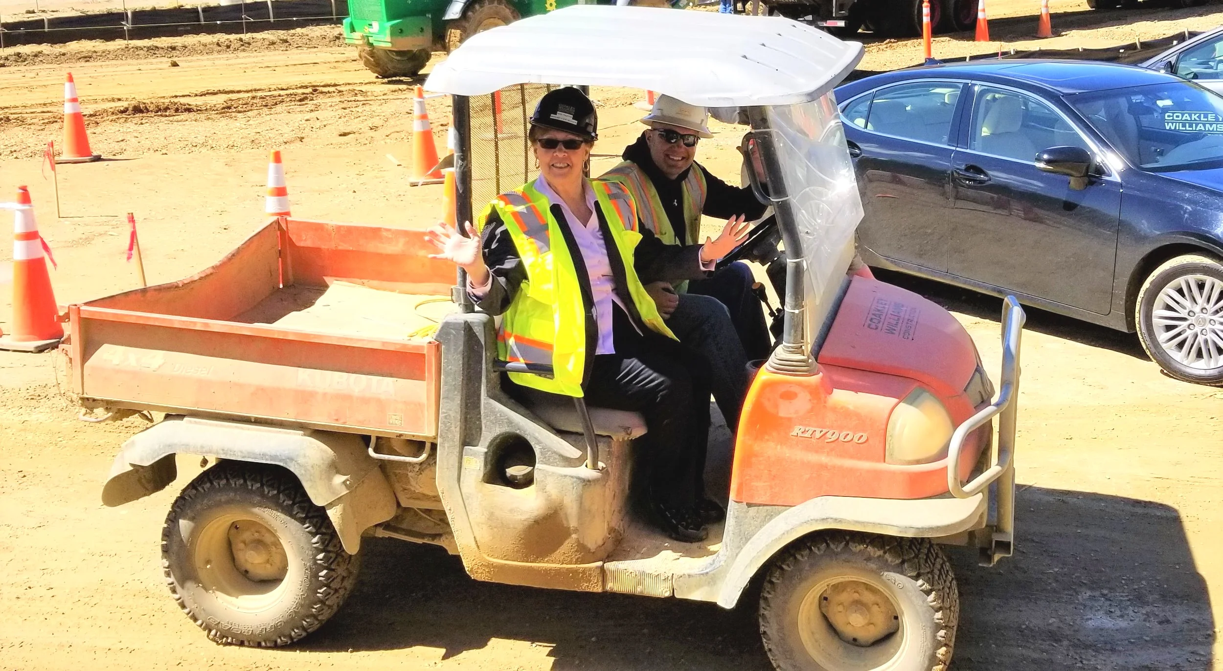 Maryland’s very own State Delegate, Susie Proctor, stopped by for an exclusive tour of SAARC given by our Project Superintendent, John Raum.