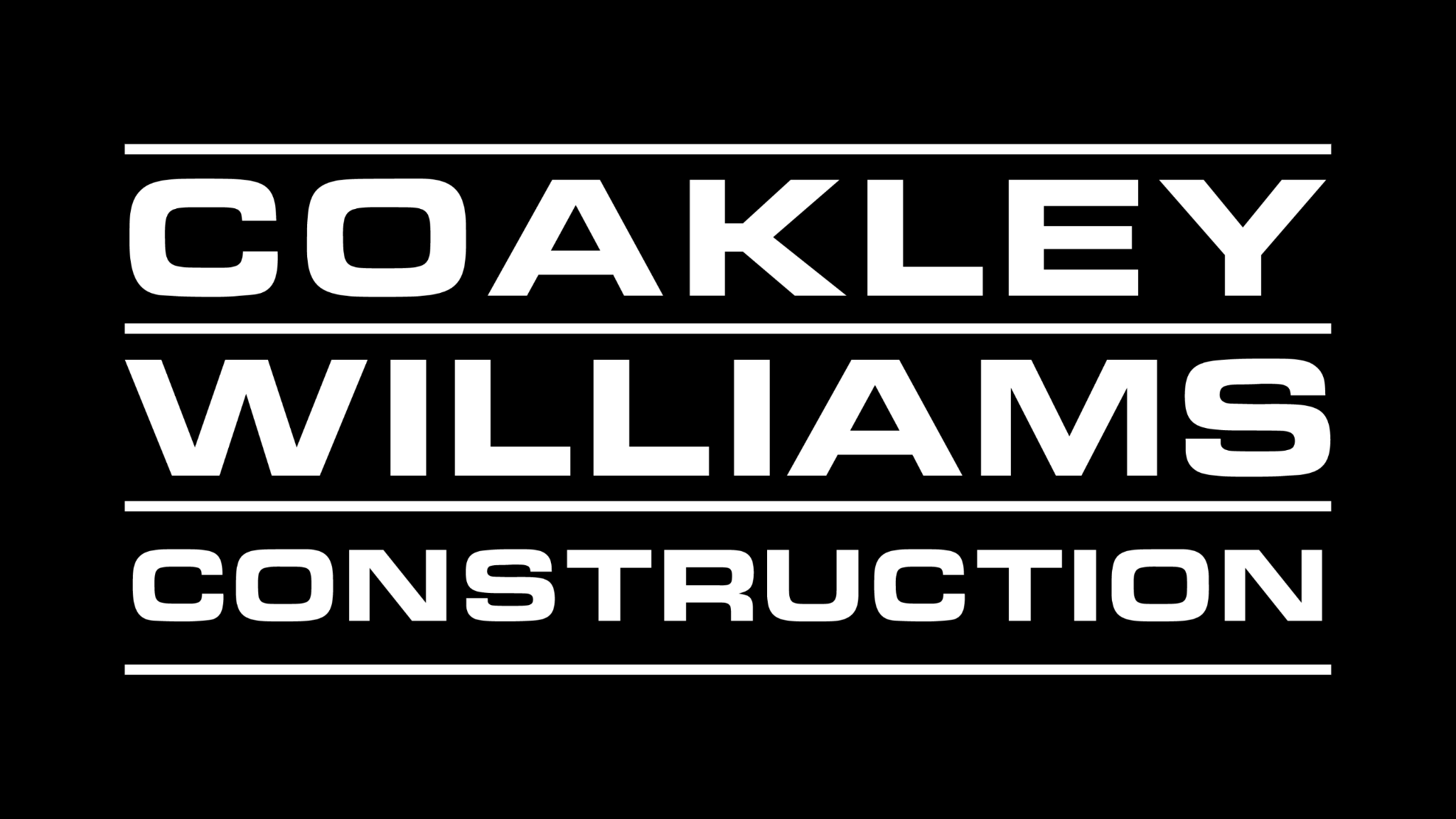 White Logo - Black Background 