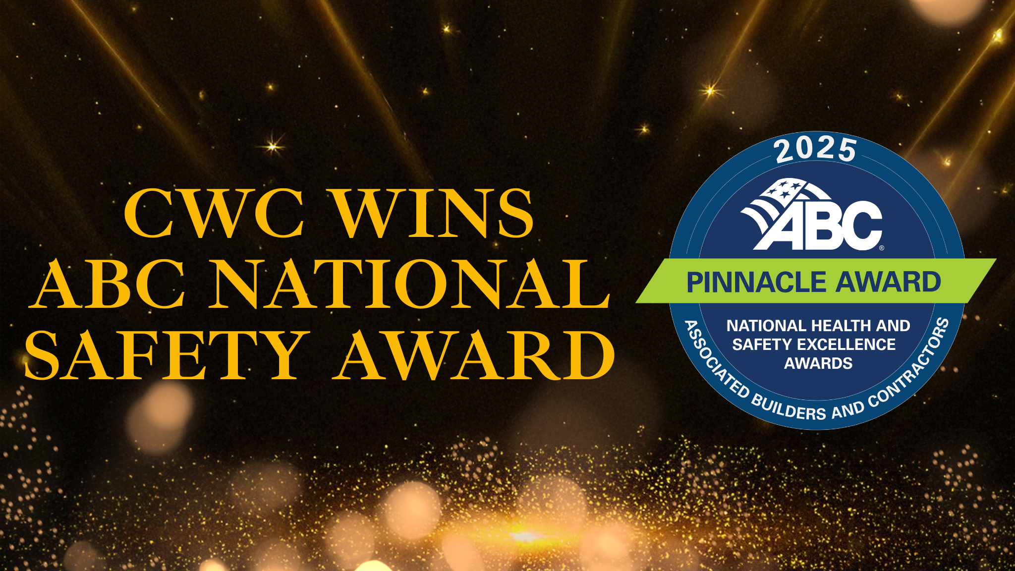 CWC Recognized with ABC National Health and Safety Award