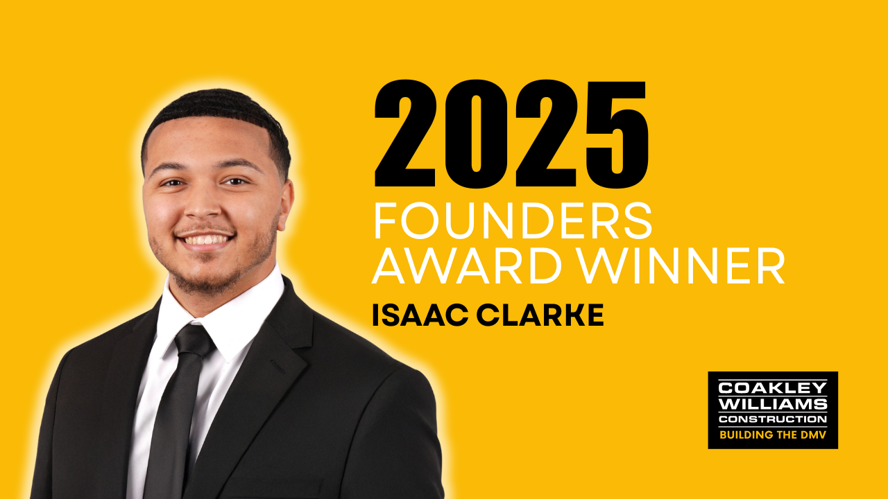 Occupational Health &amp; Safety Manager Isaac Clarke wins 2025 Founders Award